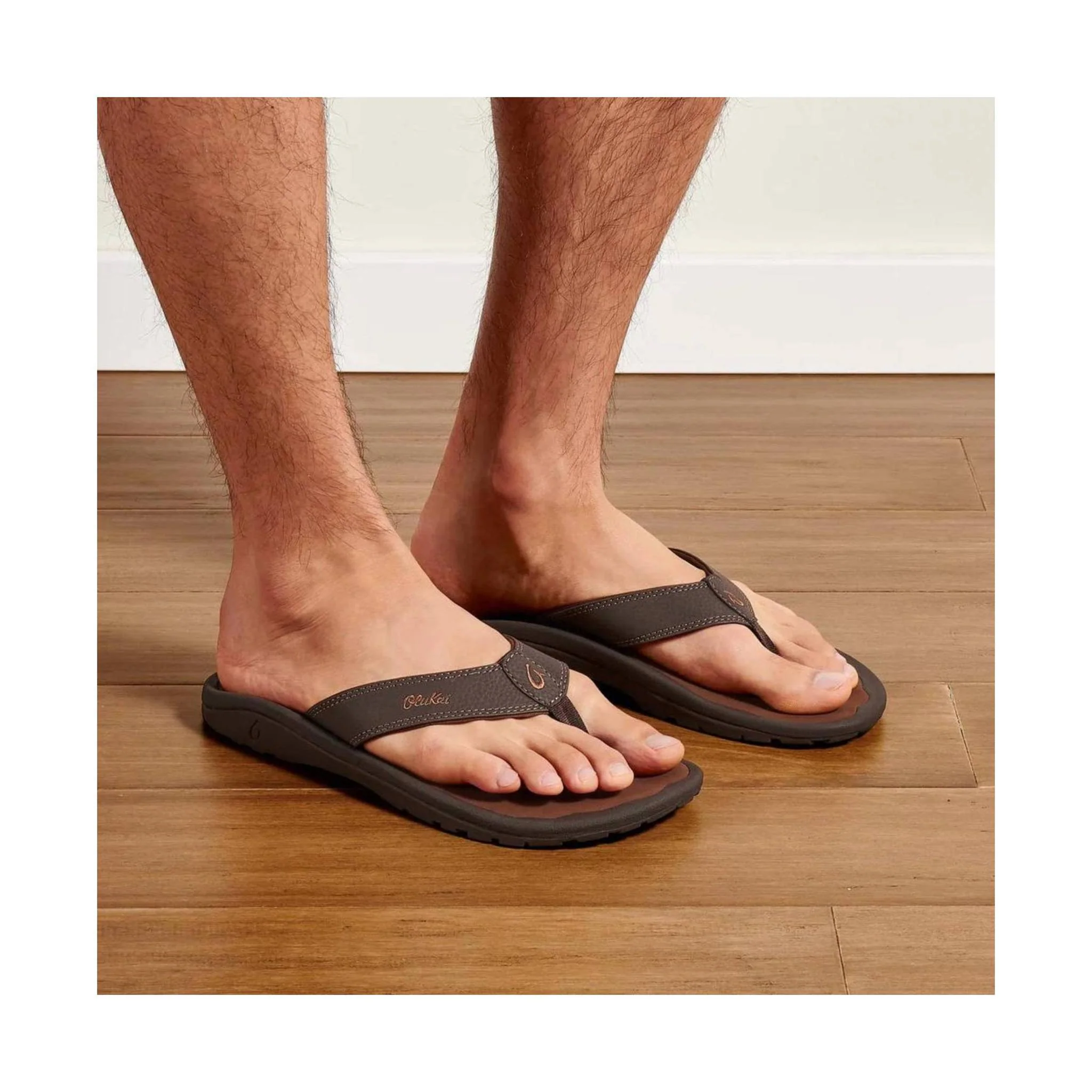 OluKai Men's 'Ohana Flip Flop - Dark Java/Ray - Image 4