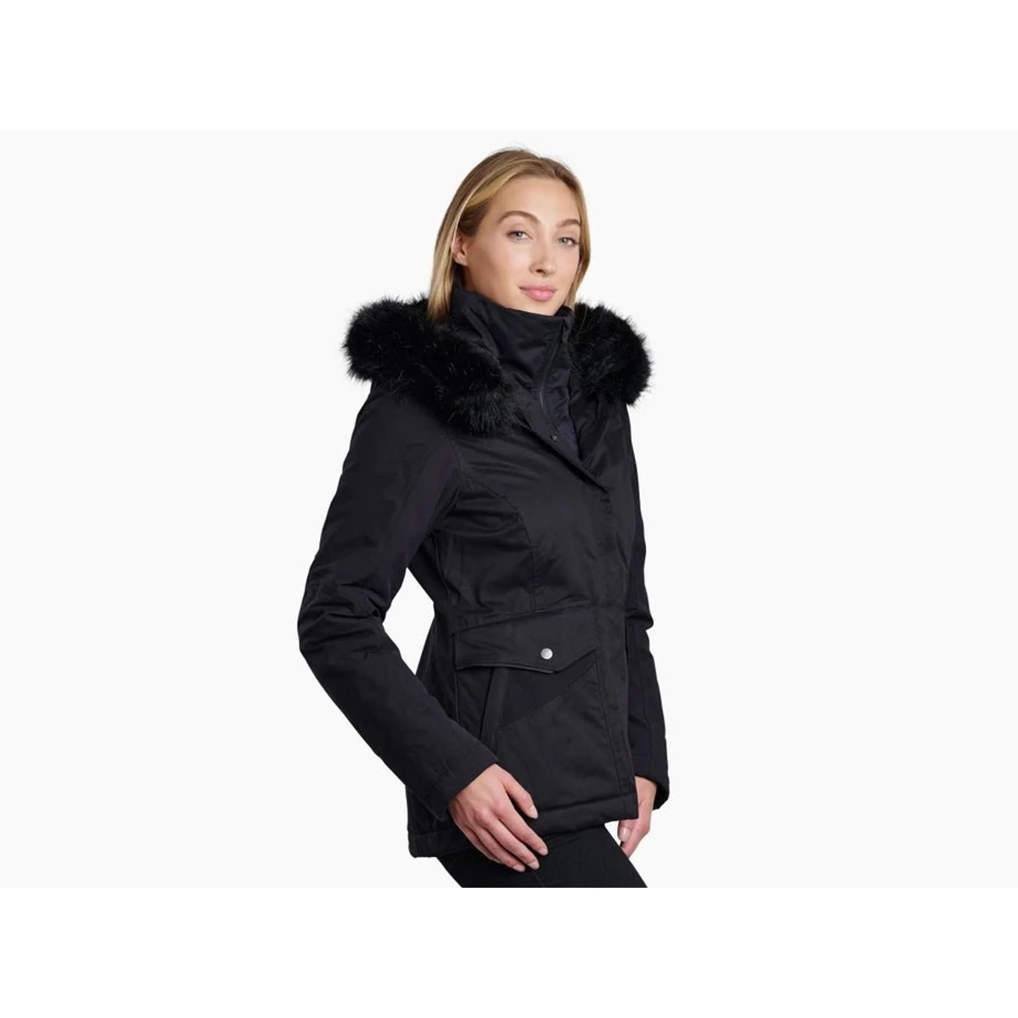Kuhl Women's Ukon Fleece Lined Hoody - Blackout - Image 2