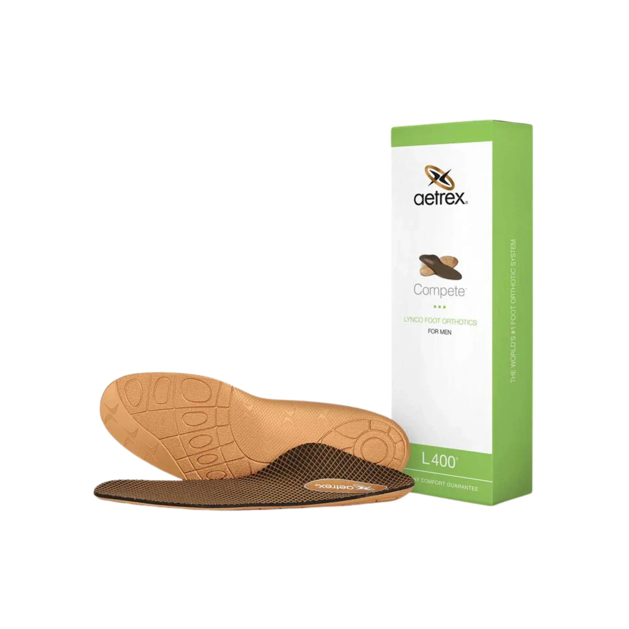 Aetrex Men's Compete Active Lifestyles Orthotics - Green - Image 6