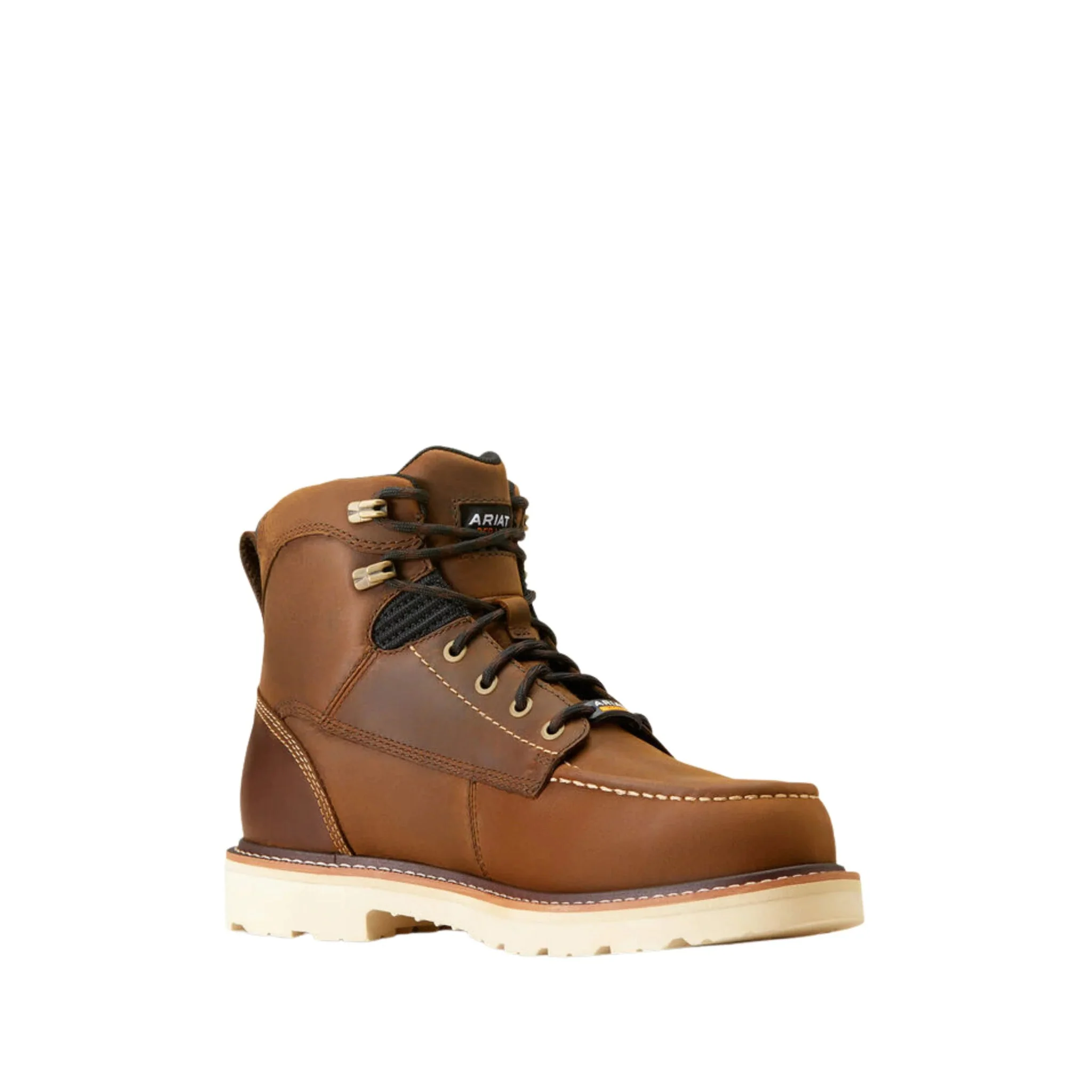 Ariat Men's Rebar Lift 6 Inch Waterproof Composite Toe Work Boots - Distressed Brown