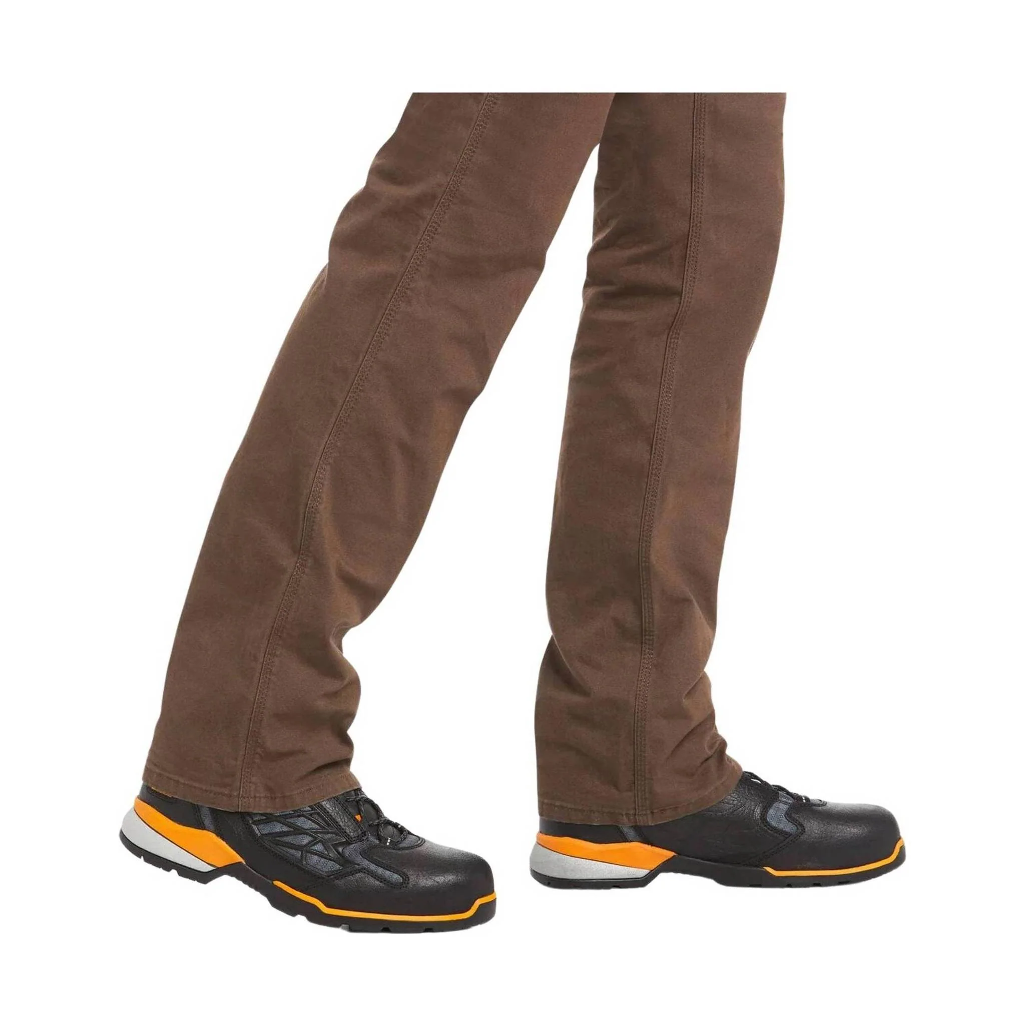 Ariat Men's Rebar M4 Durastretch Straight Leg Work Pant - Brown - Image 5
