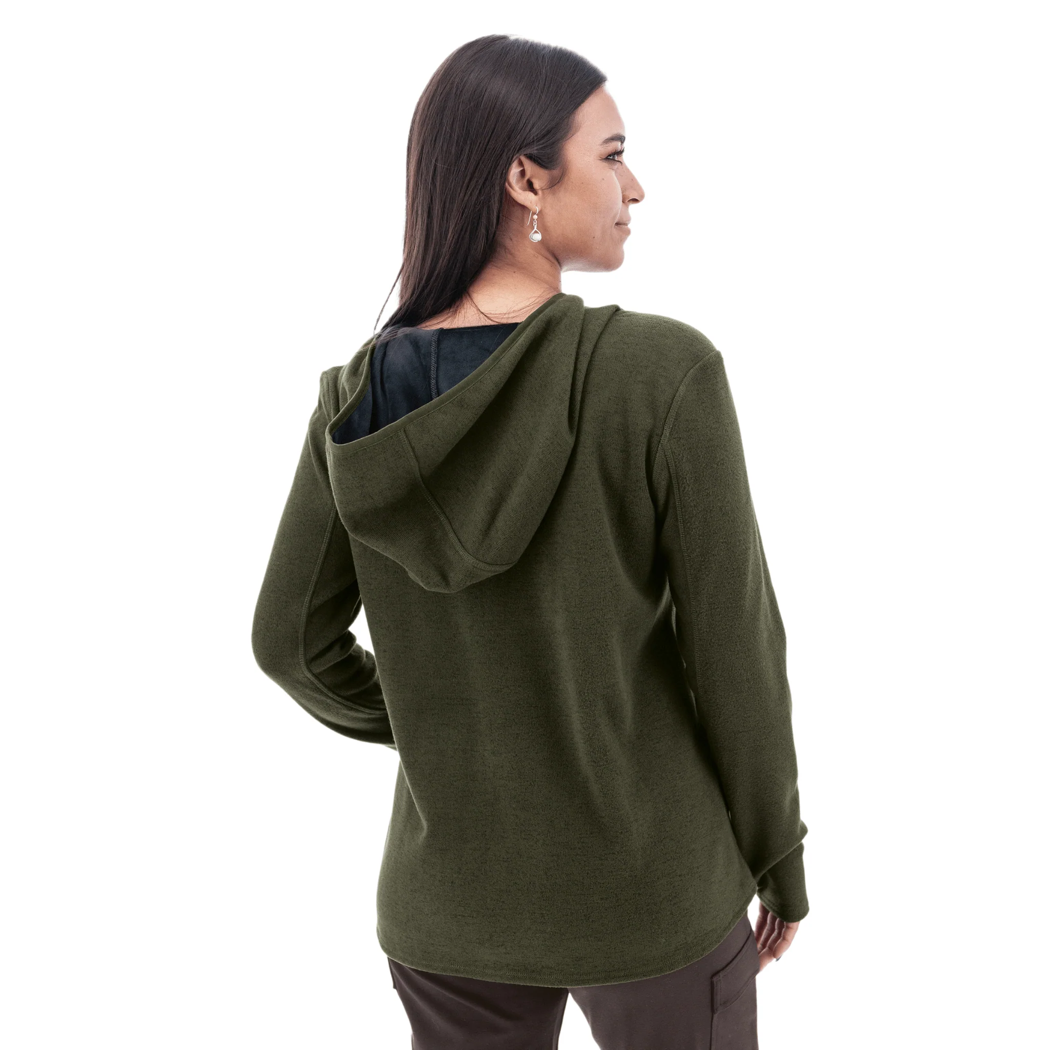 Aventura Women's Perfect Fleece Hoodie - Rosin - Image 2