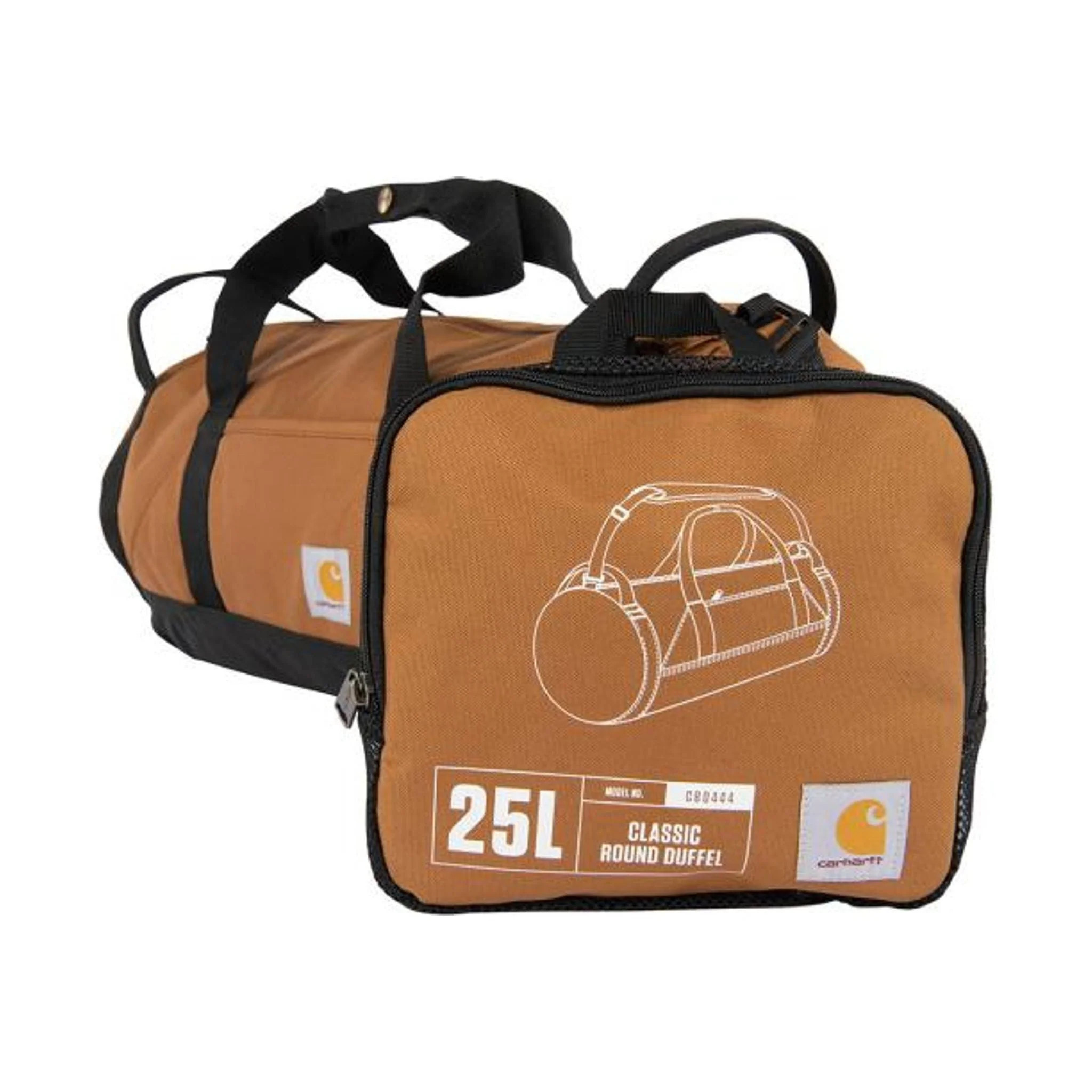 Carhartt 25L Classic Round Duffel - Carhartt Brown - Image 2