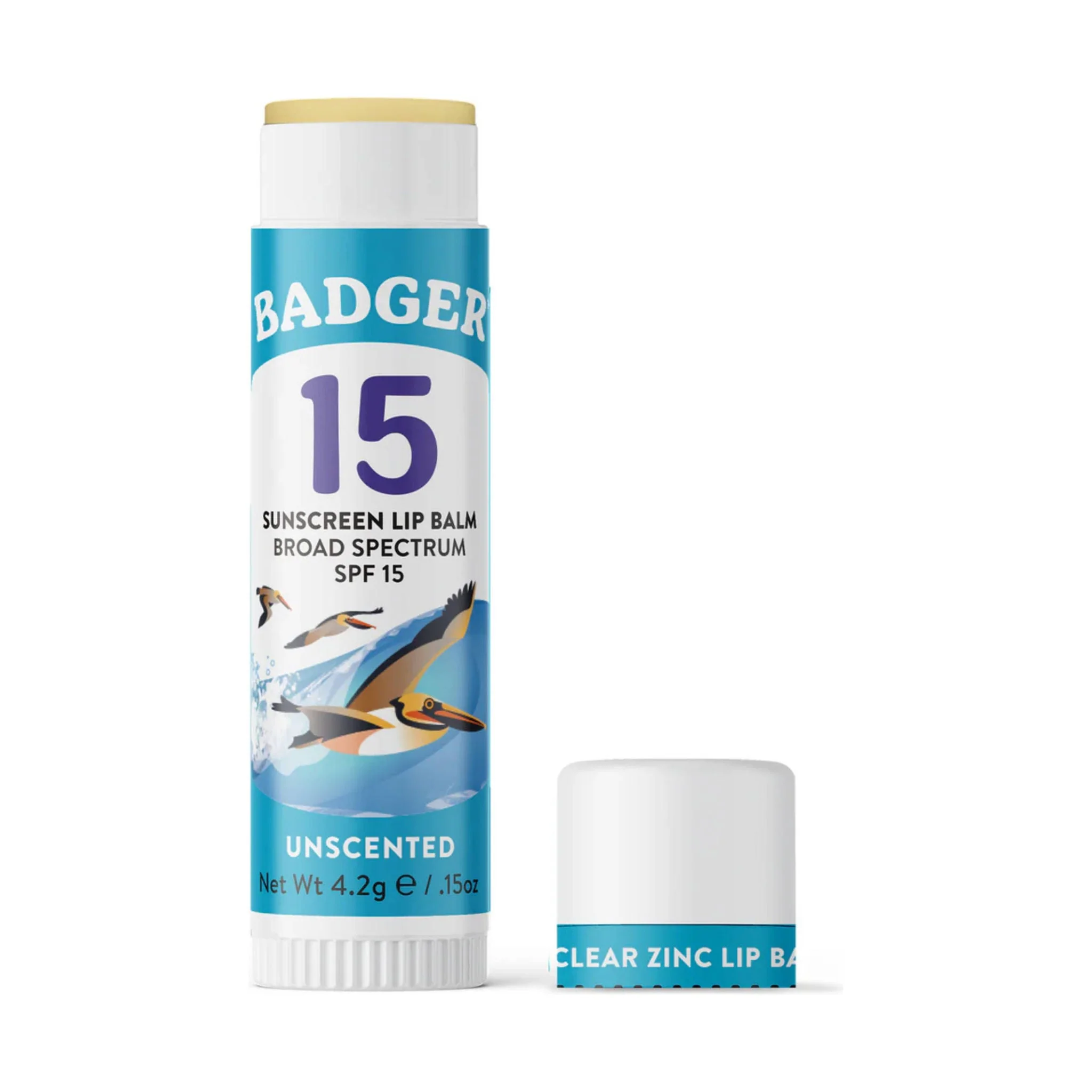 Badger Mineral Sunscreen Lip Balm - SPF 15 - Image 2