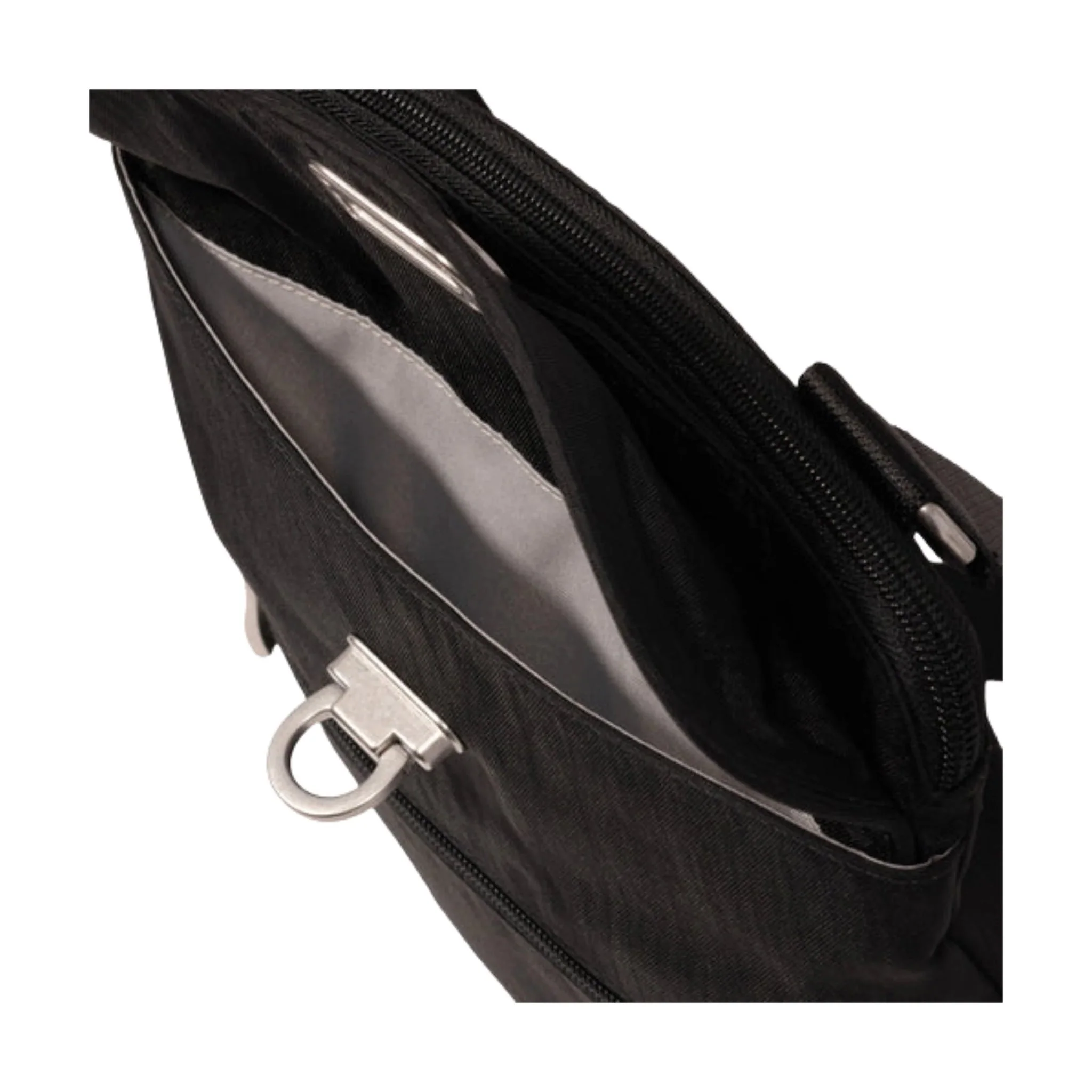 Baggallini Coastal Flip Lock Slim Crossbody - Black - Image 4