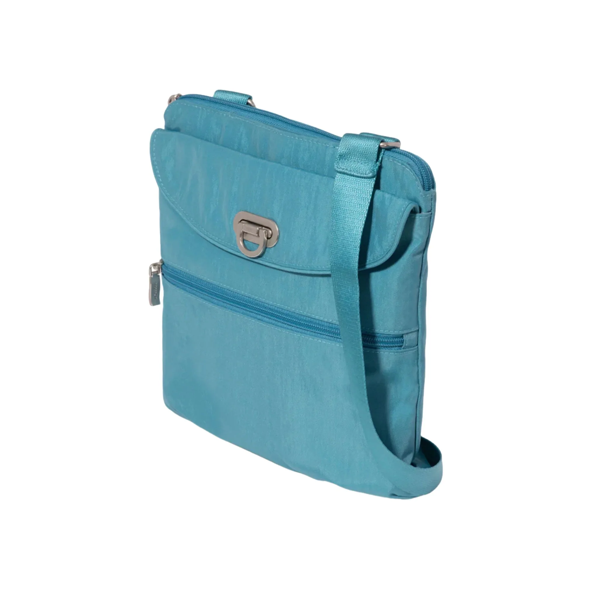 Baggallini Coastal Flip Lock Slim Crossbody - Seaside Blue - Image 2