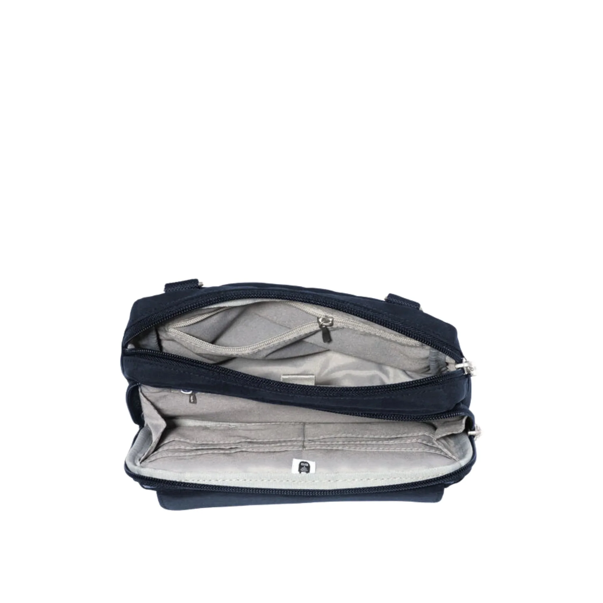 Baggallini Modern Double Zip Crossbody - French Navy - Image 3