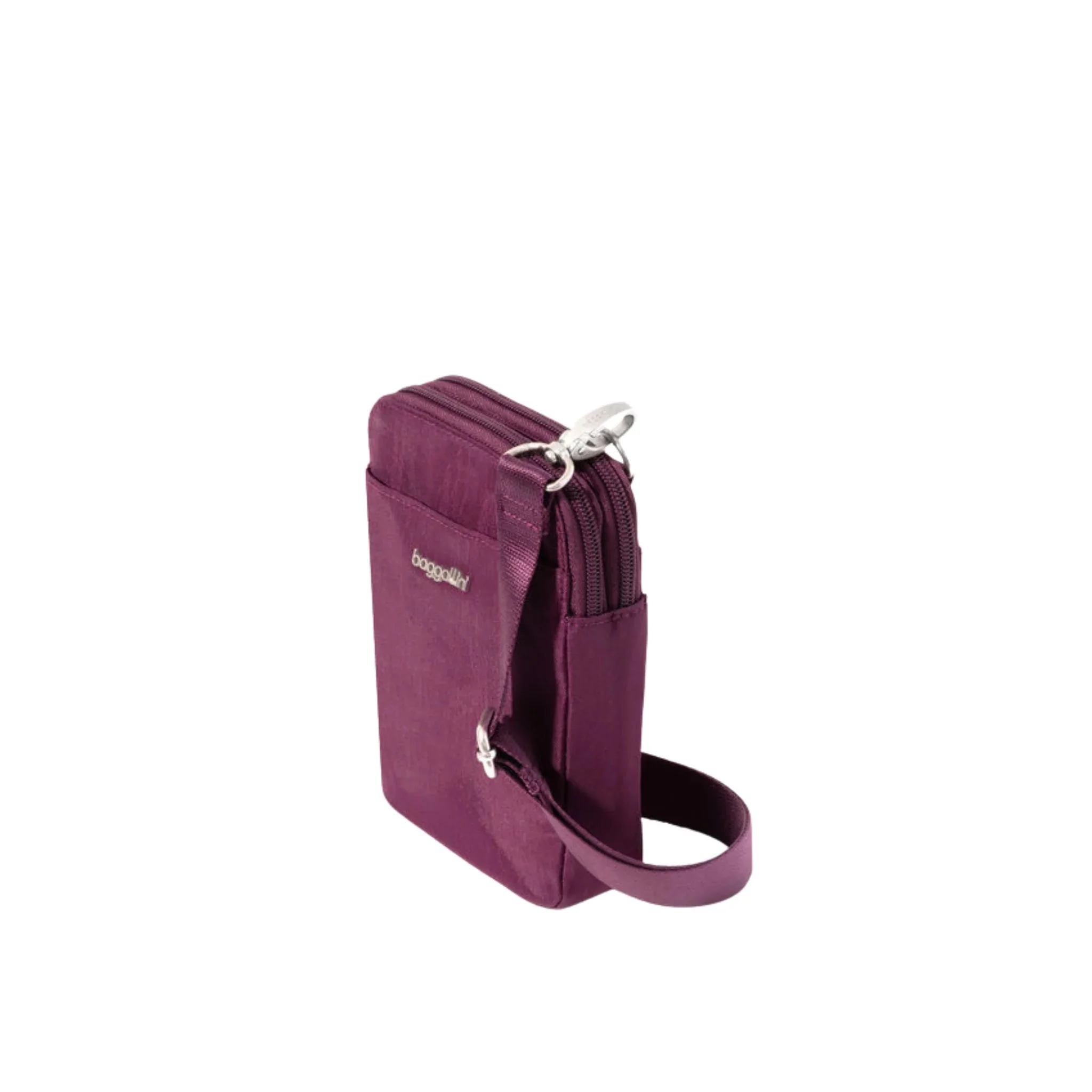 Baggallini Modern Take Two RFID Crossbody - Mulberry - Image 2