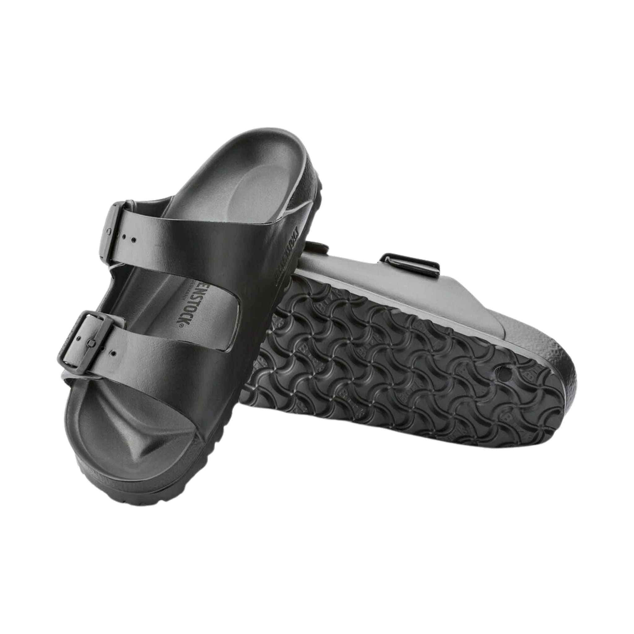 Birkenstock Arizona Essentials EVA Sandal - Metallic Anthracite - Image 3