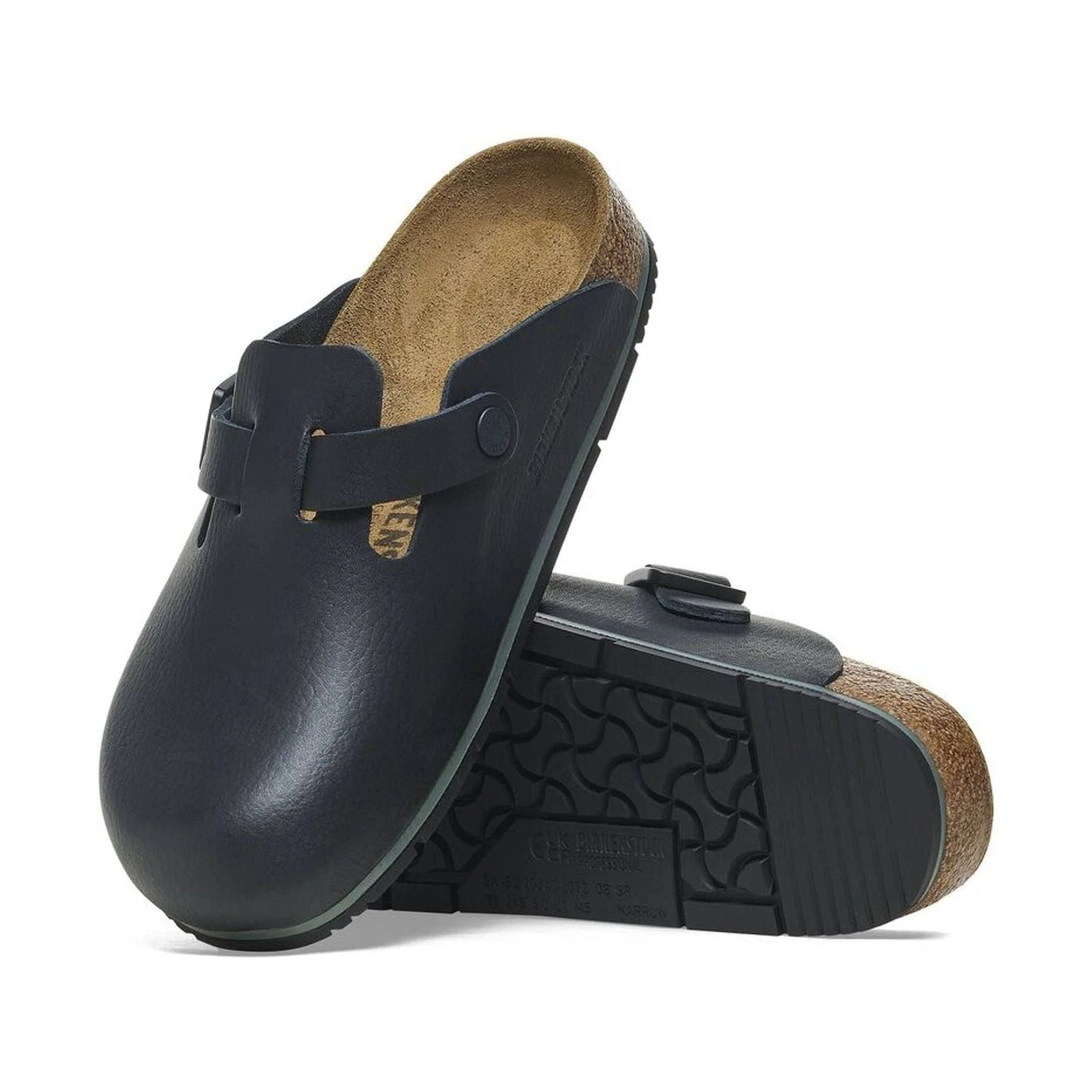 Birkenstock Boston Pro - Black Leather - Image 4