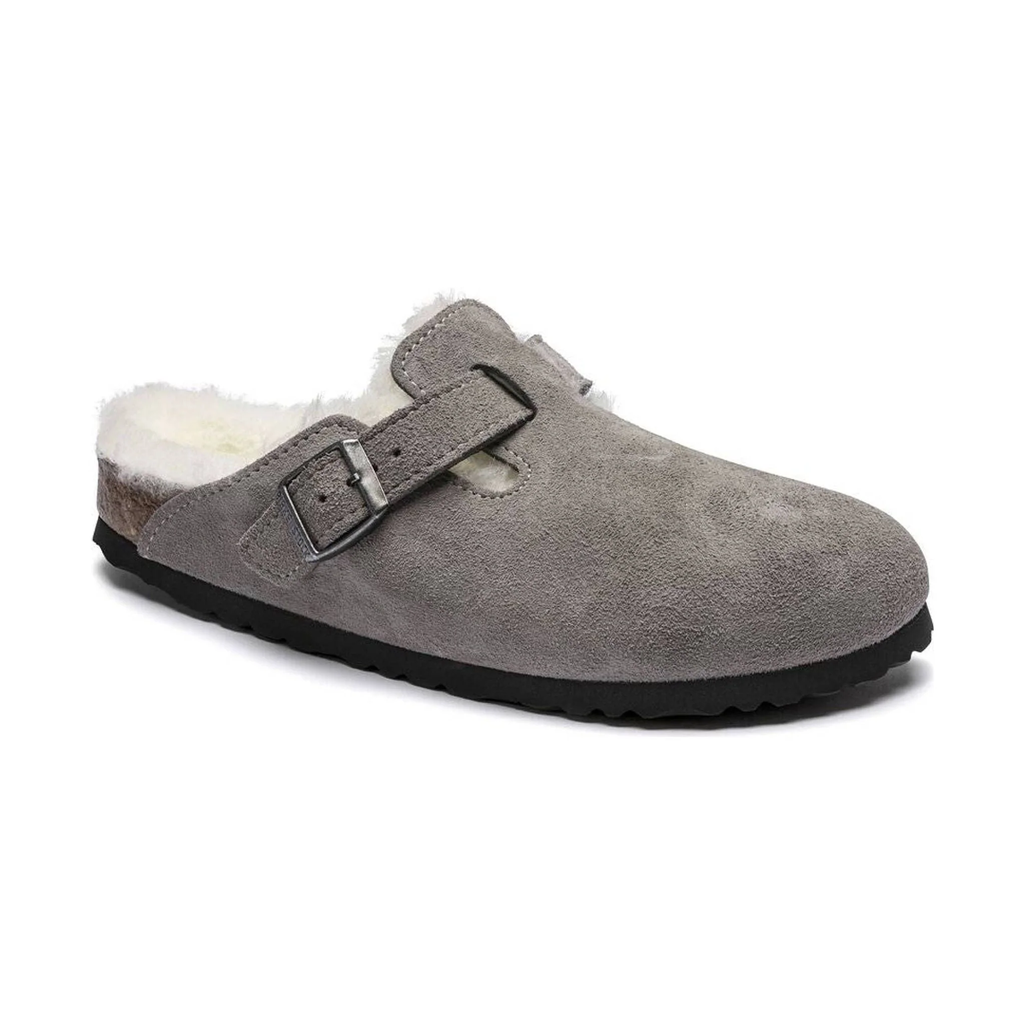 Birkenstock Boston Shearling - Stone Coin Natural - Image 2