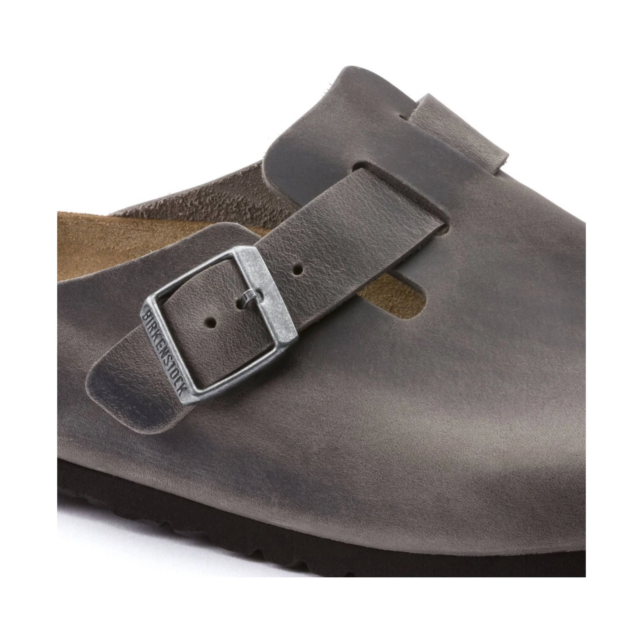 Birkenstock Boston Soft Footbed - Oiled Leather Iron - Image 5