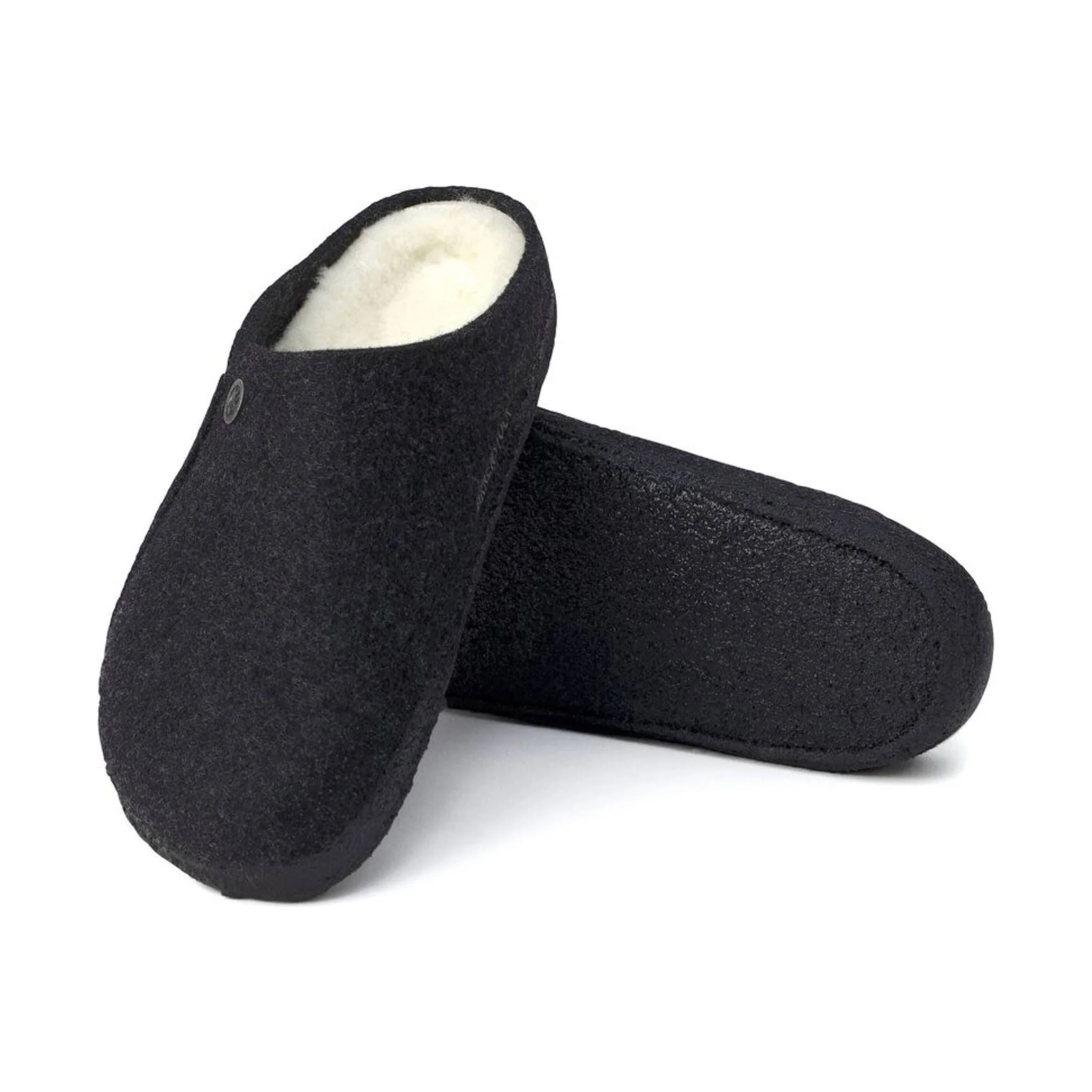 Birkenstock Zermatt Shearling Clog - Anthracite Natural - Image 3