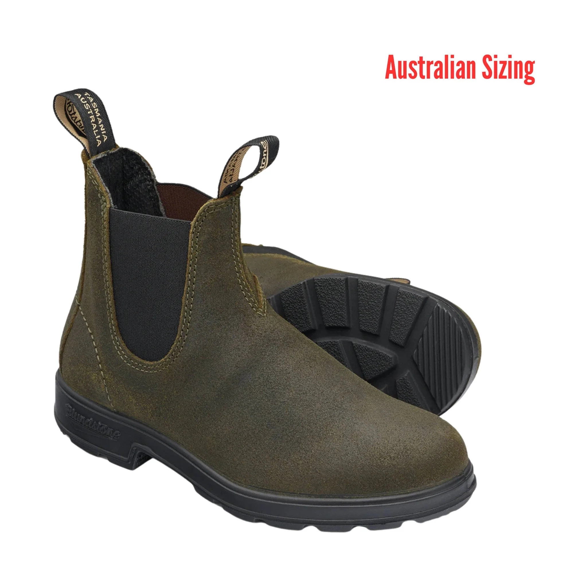 Blundstone Original Suede Boots - Dark Olive - Image 2