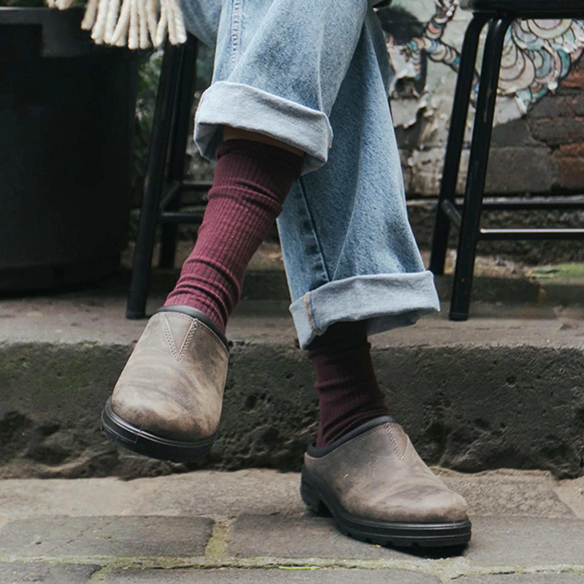 Blundstone Slip On Clog - Clay - Image 4