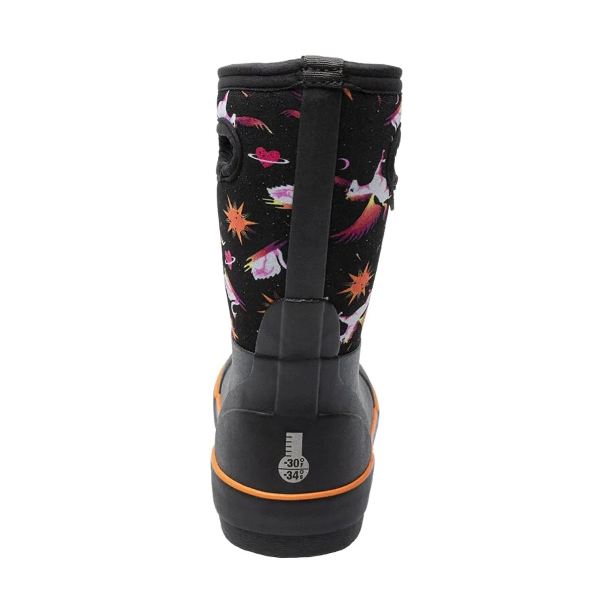 Bogs Kids' Classic II Space Pegasus Rain Boots - Black Multi - Image 3