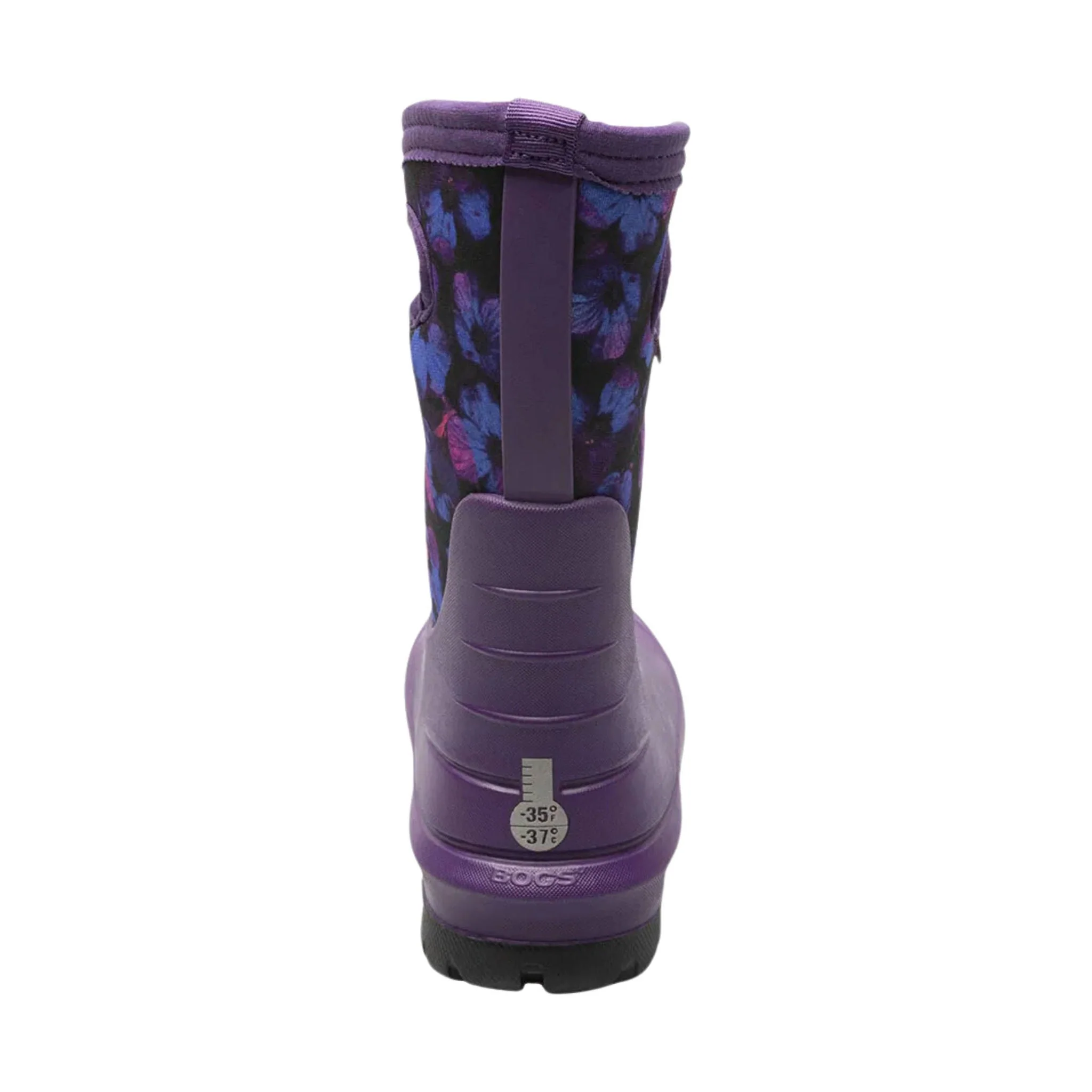 Bogs Kids' Neo Classic Petal Waterproof Winter Boots - Purple Multi - Image 3