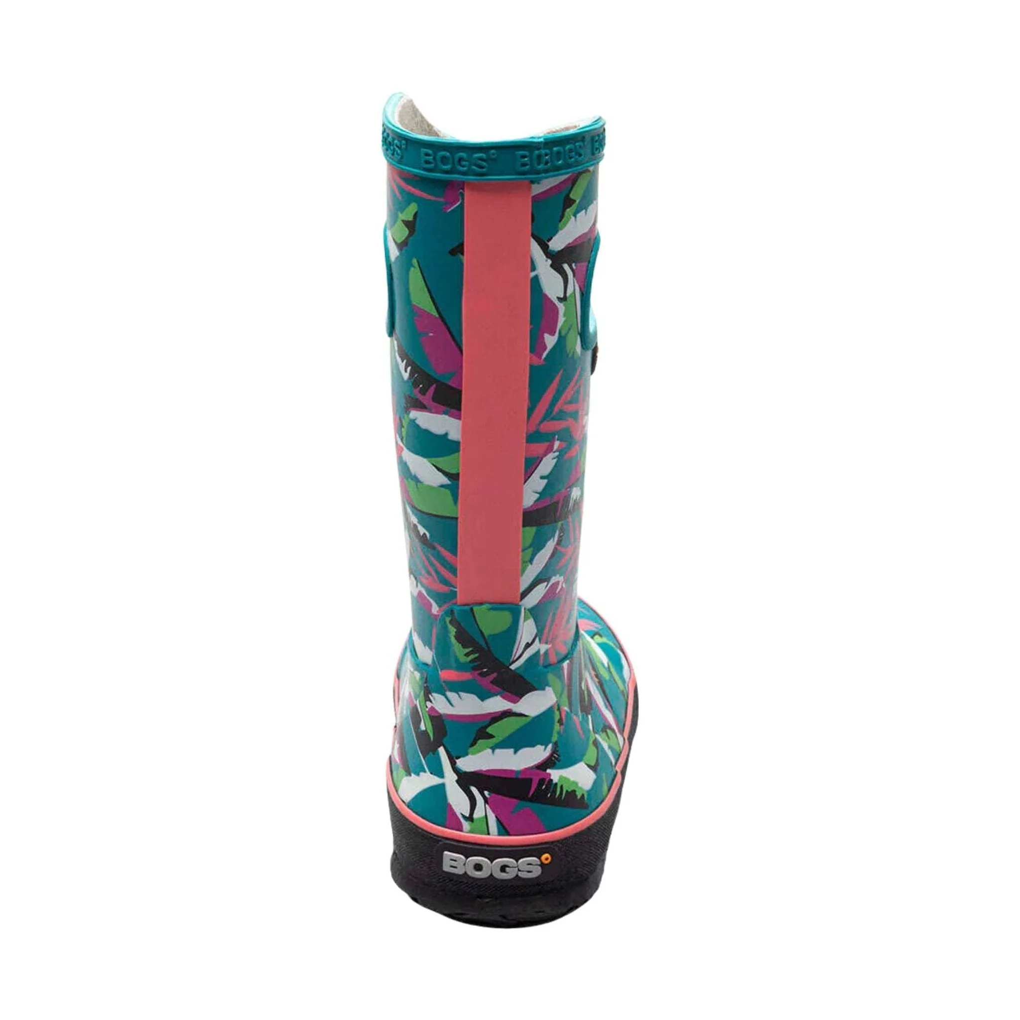 Bogs Kids' Palm Duo Rain Boots - Dark Turquoise - Image 4