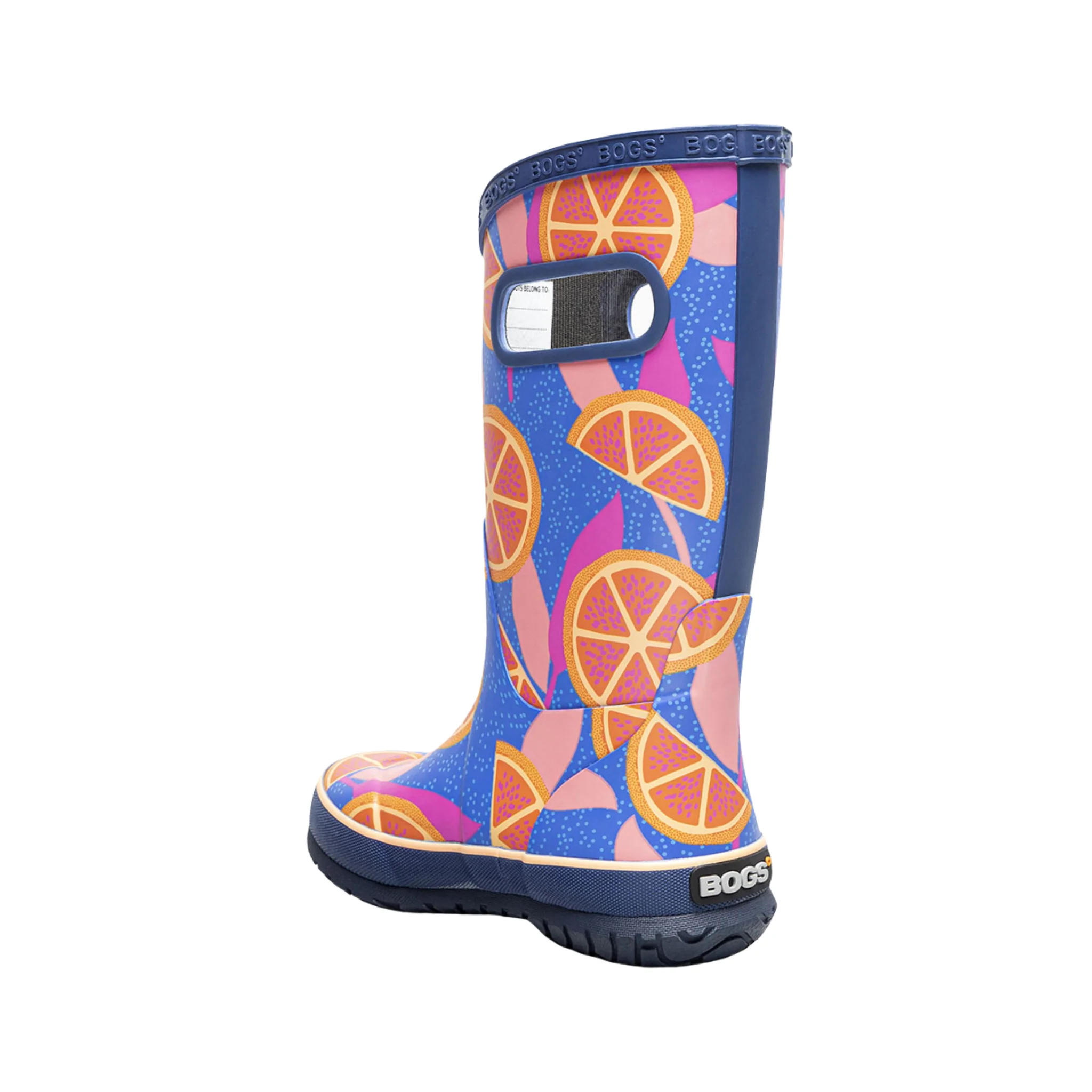 Bogs Kids' Summer Fruit Rain Boots - Blue Multi - Image 2