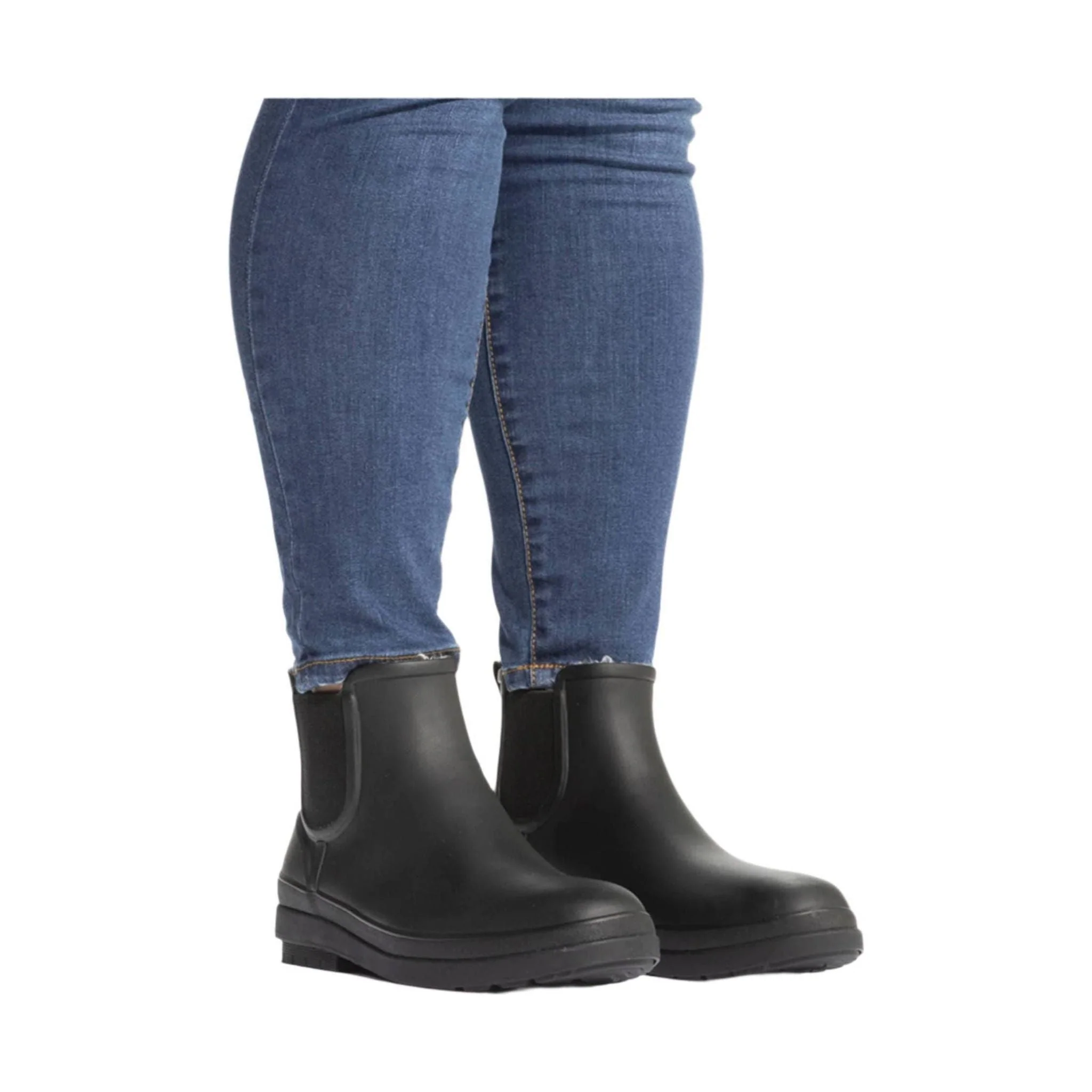 Bogs Women's Amanda II Chelsea Slip On Rain Boot - Black - Image 5