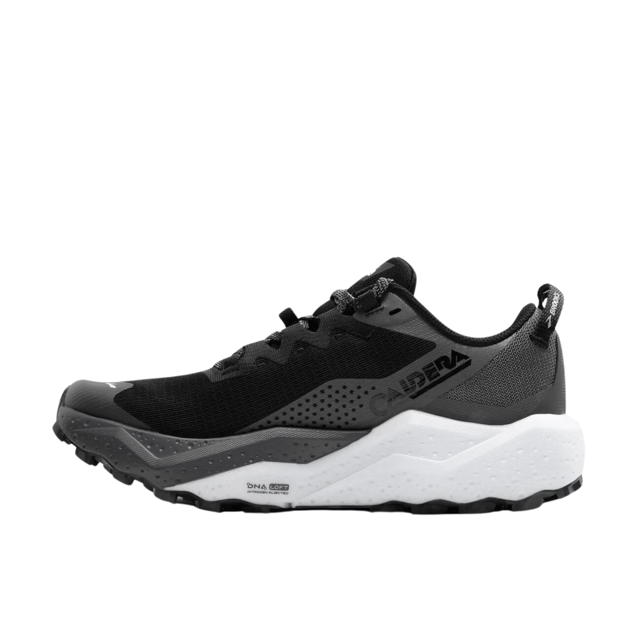 Brooks Men's Caldera 8 Trail Running Shoes - Black/Blackened Pearl/White - Image 2