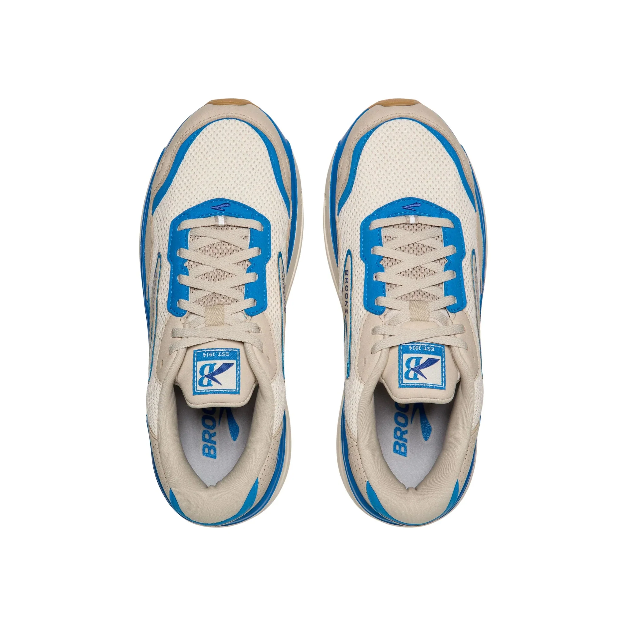 Brooks Men's Ghost Max SE Road Running Shoes - Silver Lining/Blue/Surf the Web - Image 4