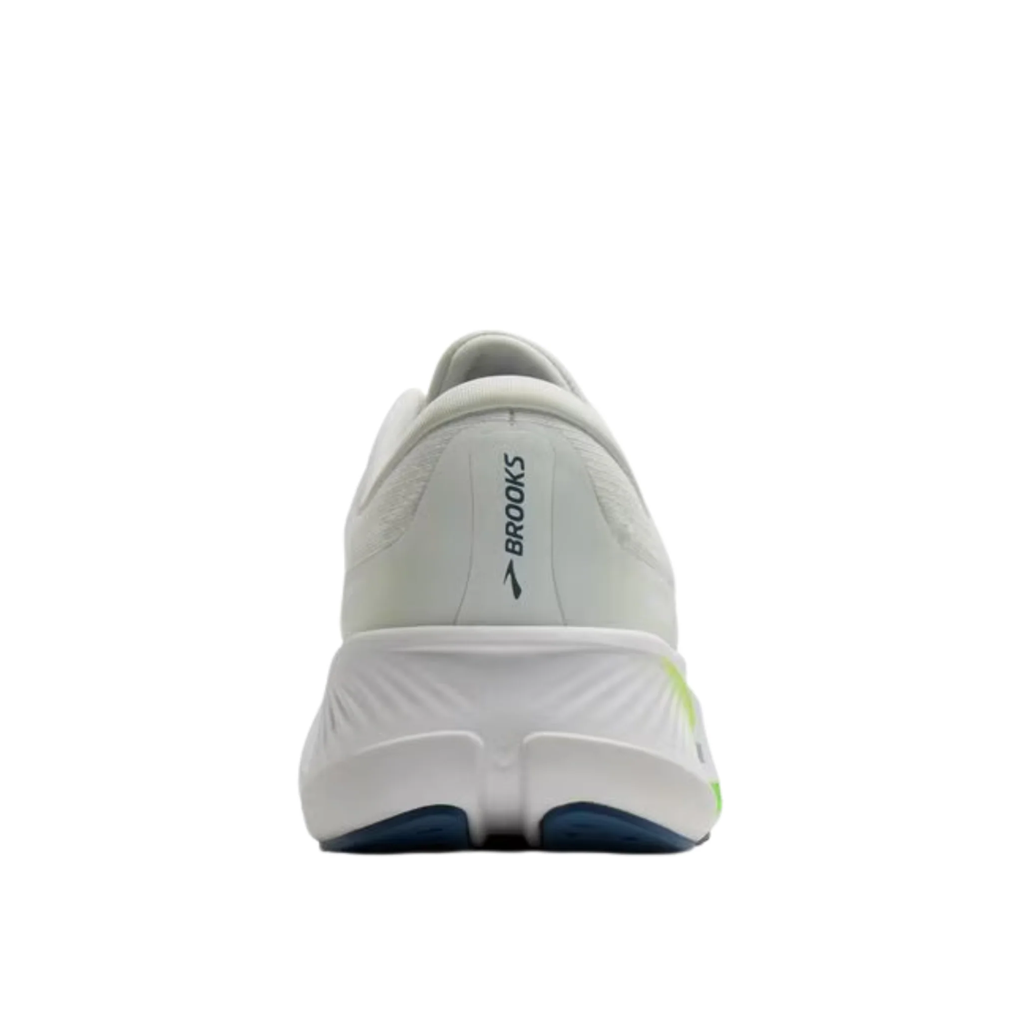 Brooks Men's Revel Max Shoes - White/Moon/Gecko - Image 3