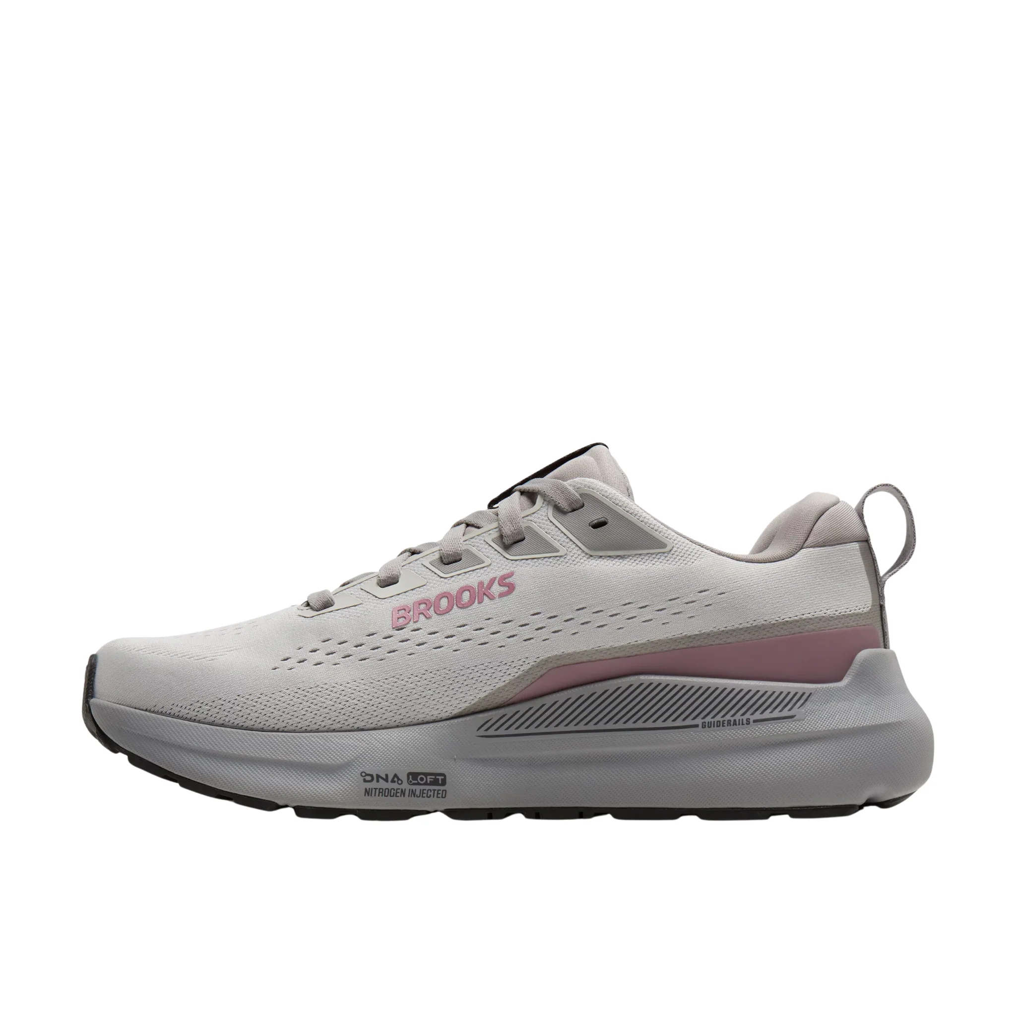Brooks Women's Ariel GTS 26 Running Shoes - Oyster Mushroom/Alloy/Pink - Image 2