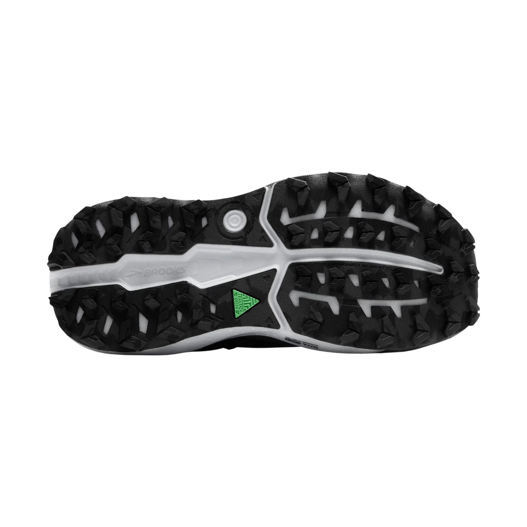 Brooks Women's Caldera 8 Trail Running Shoes - Black/Blackened Pearl/White - Image 4