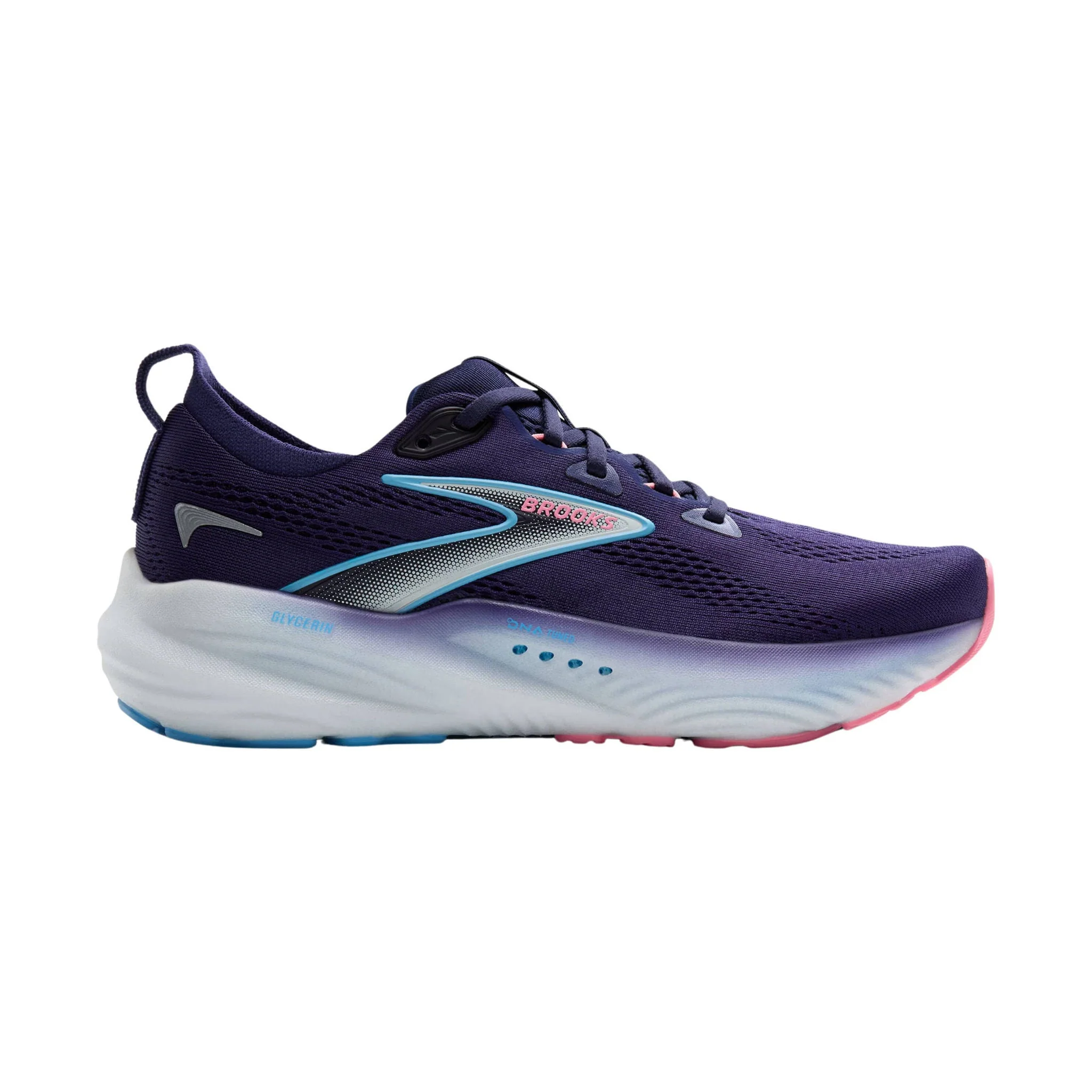 Brooks Women's Glycerin 22 Road Running Shoes - Blue Ribbon/Peacoat/Dianthus