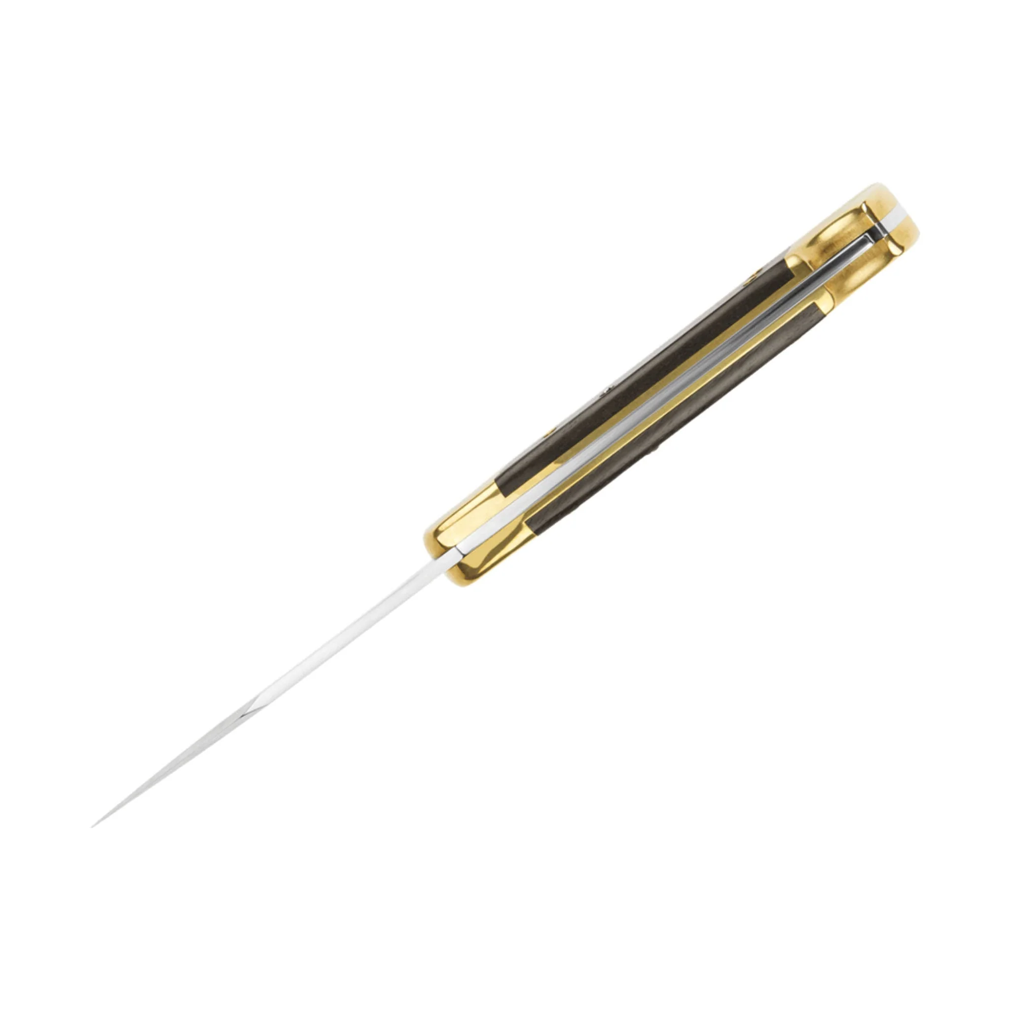 Buck 110 Auto Knife - Ebony/Brass - Image 2