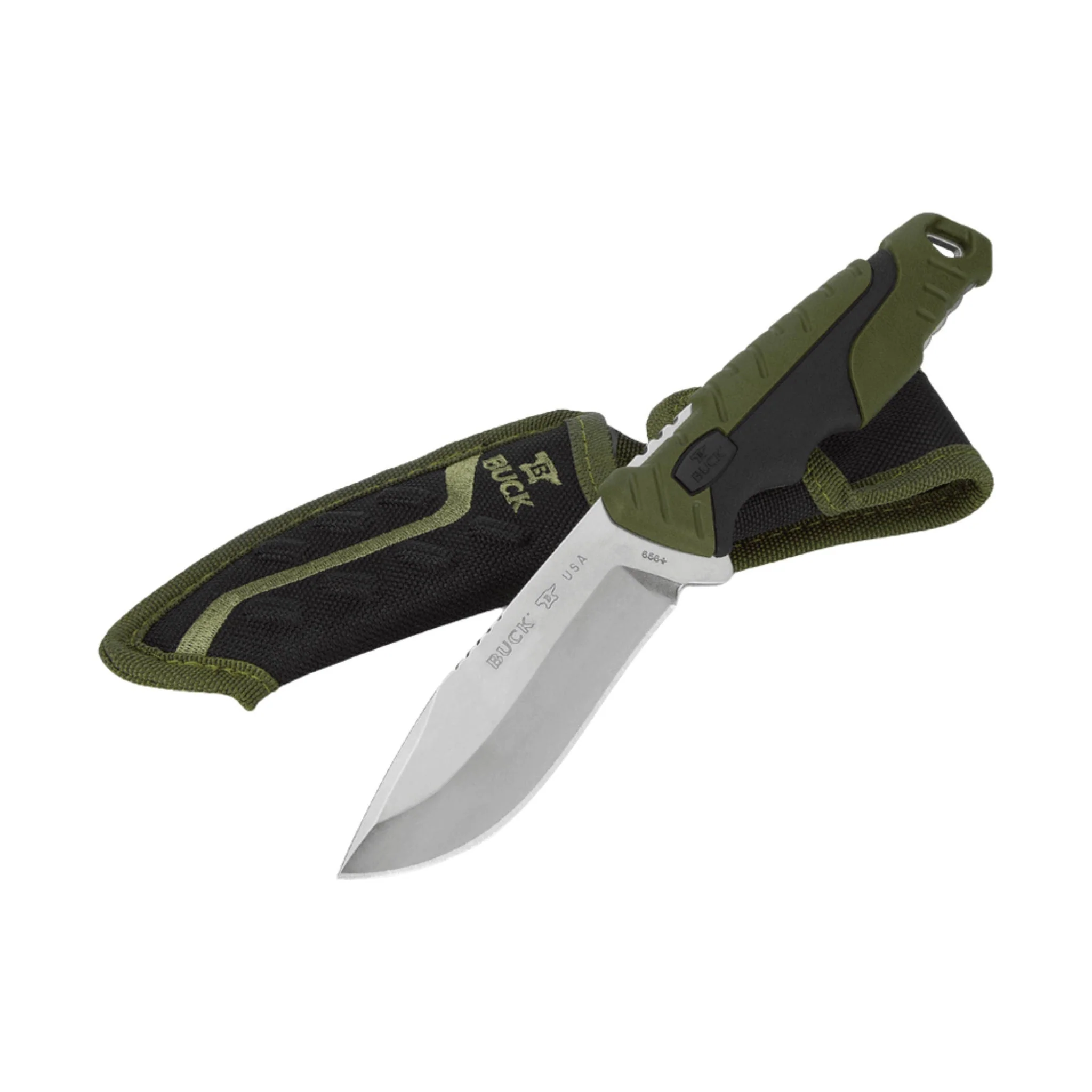 Buck Large Pursuit Knife - Green/Black - Image 4