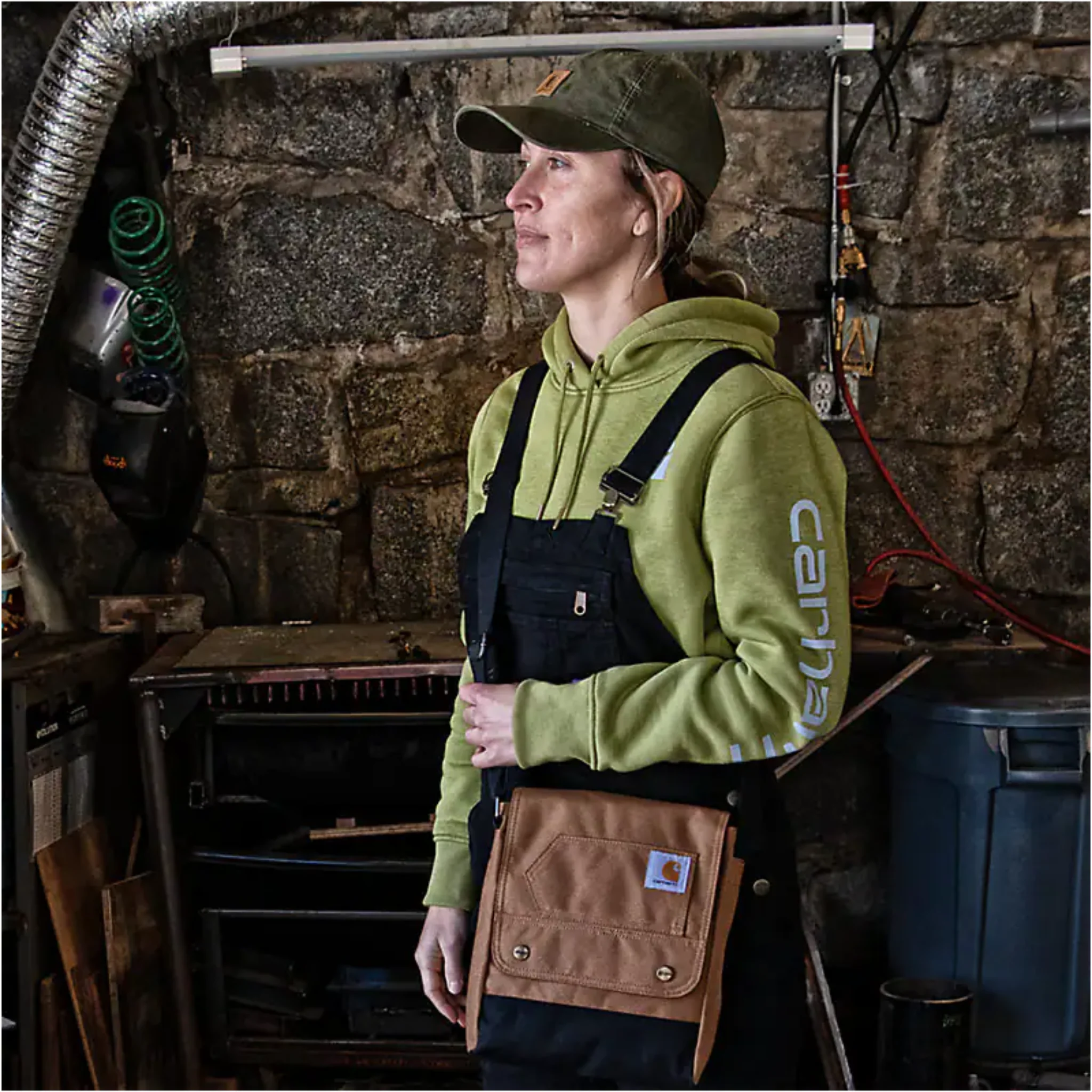 Carhartt Crossbody Snap Bag - Gravel - Image 6