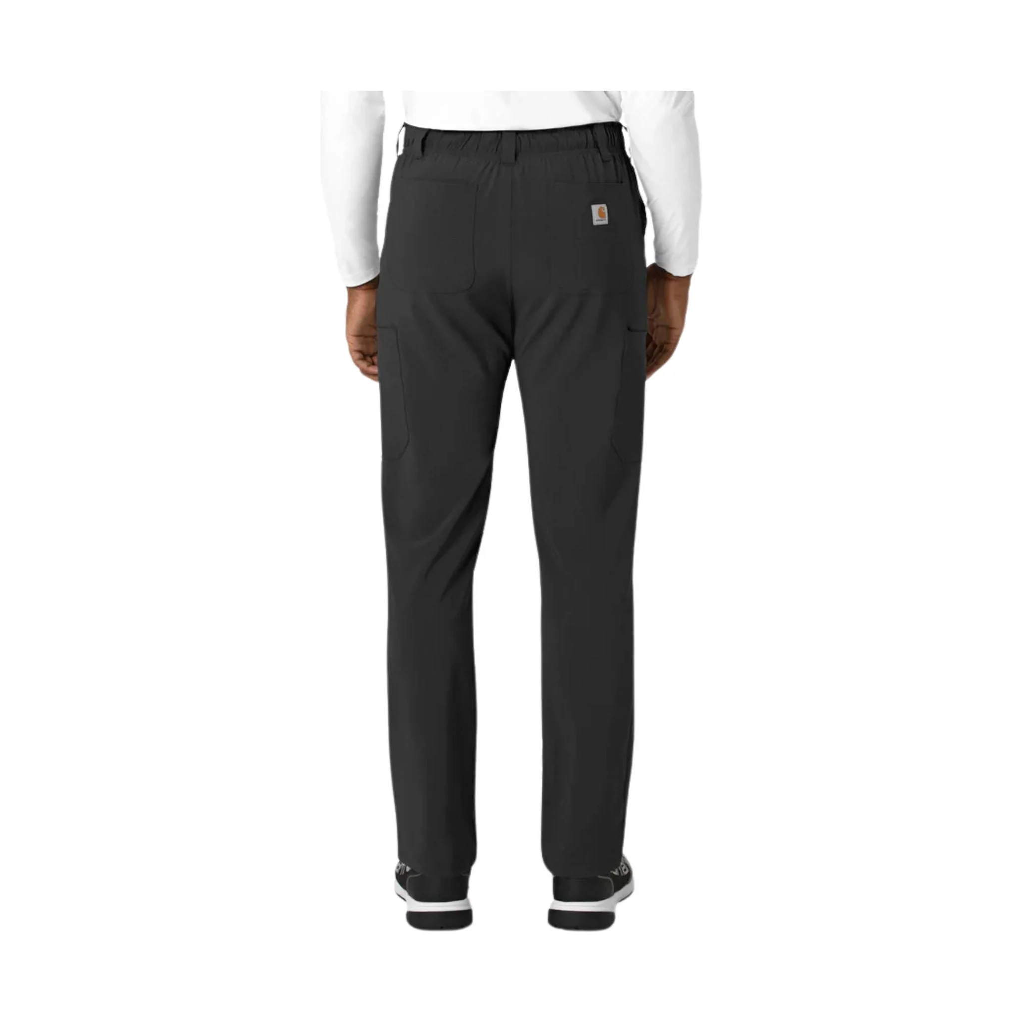 Carhartt Men's Cross Flex Straight Leg Scrub Pant - Black - Image 2