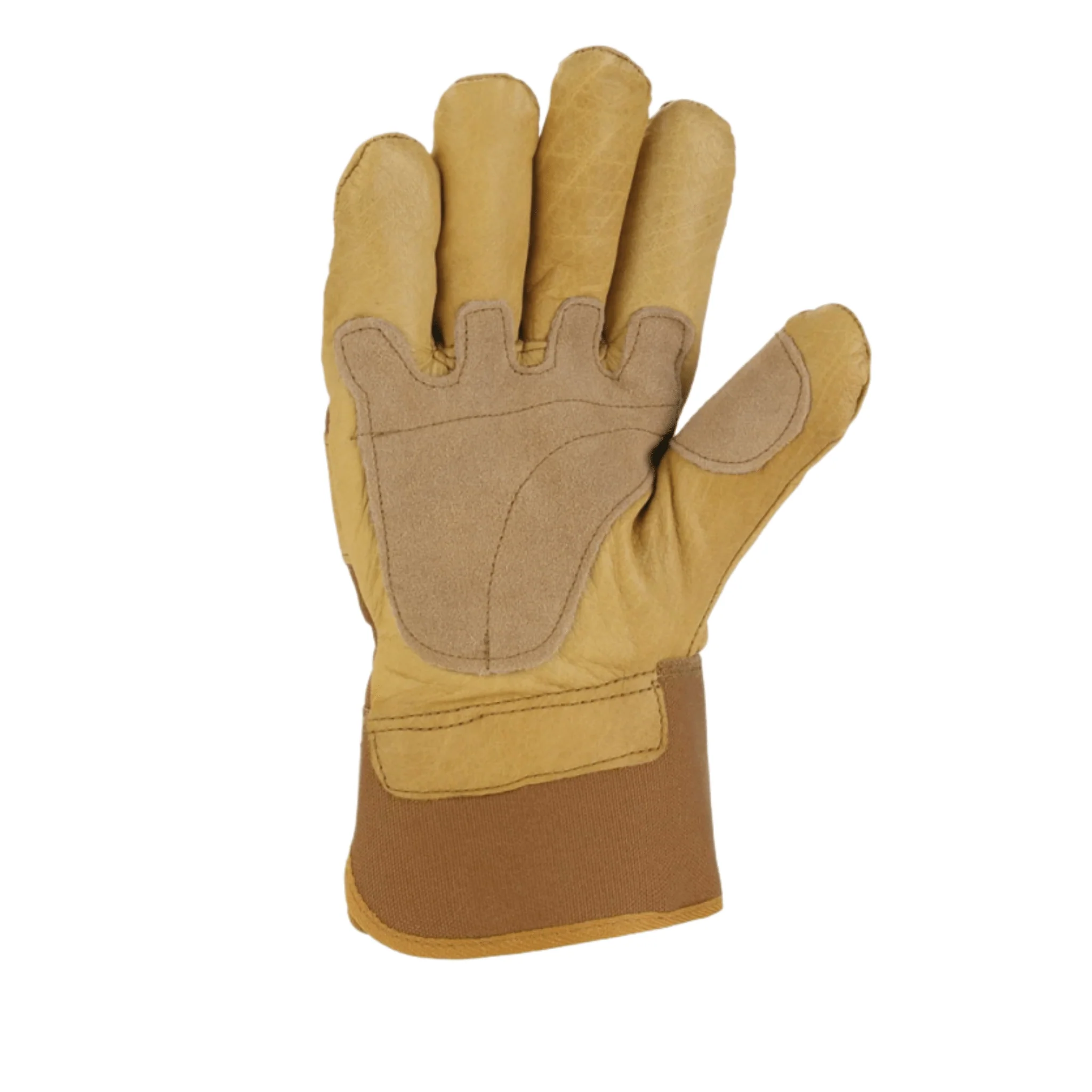 Carhartt Men's Duck Synthetic Safety Cuff Gloves - Brown - Image 2