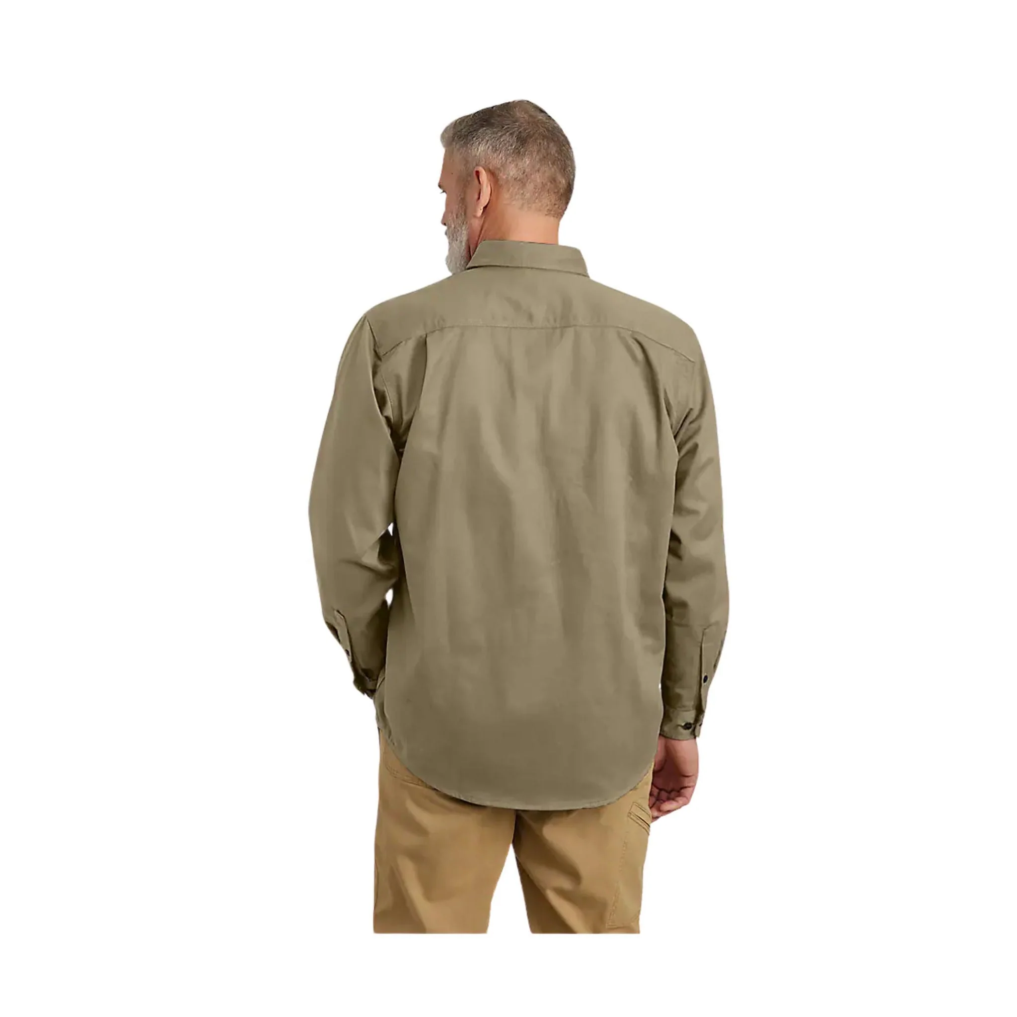 Carhartt Men's Flame Resistant Classic Twill Shirt - Khaki - Image 2