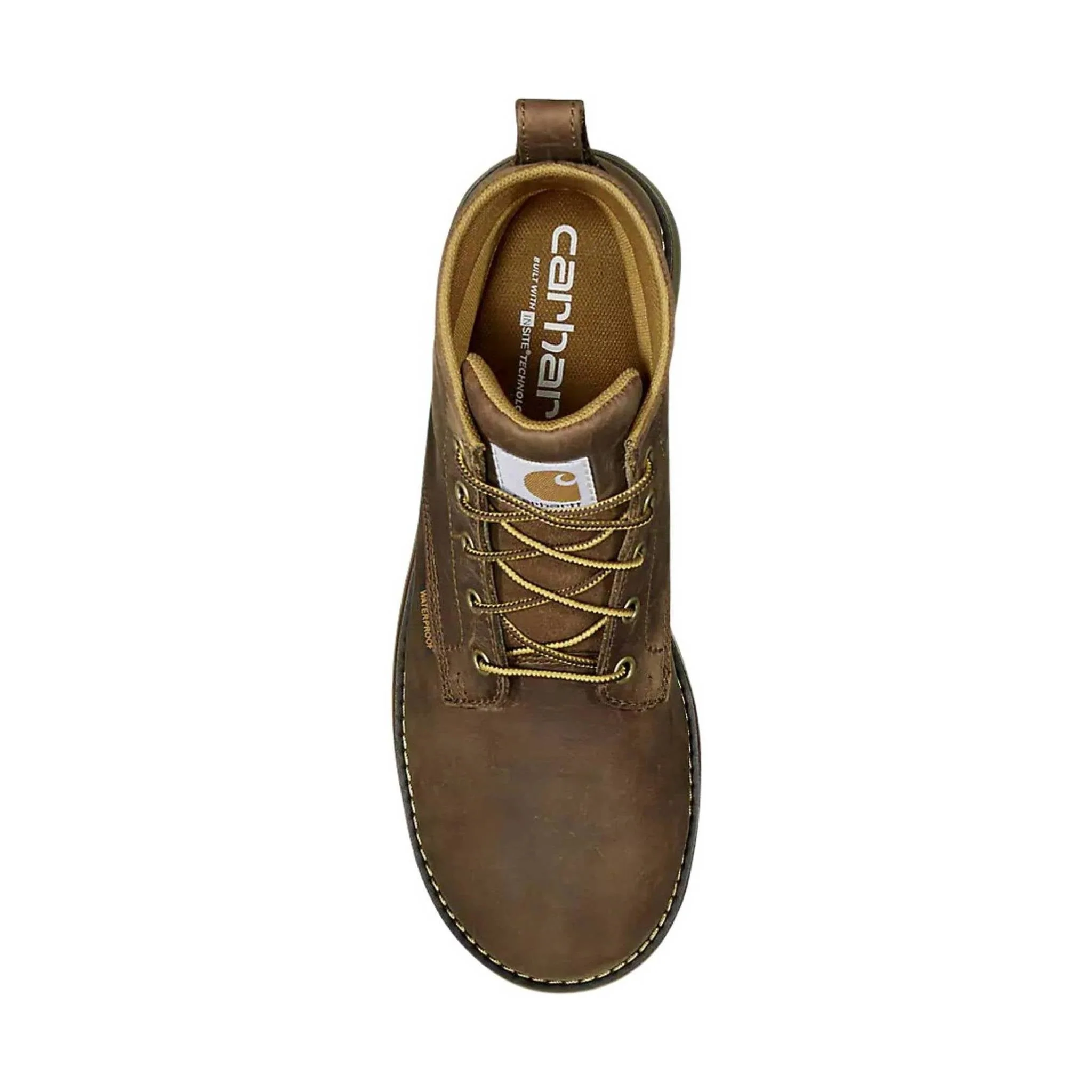 Carhartt Men's Millbrook Waterproof Wedge Steel Toe Work Boot - Brown - Image 3