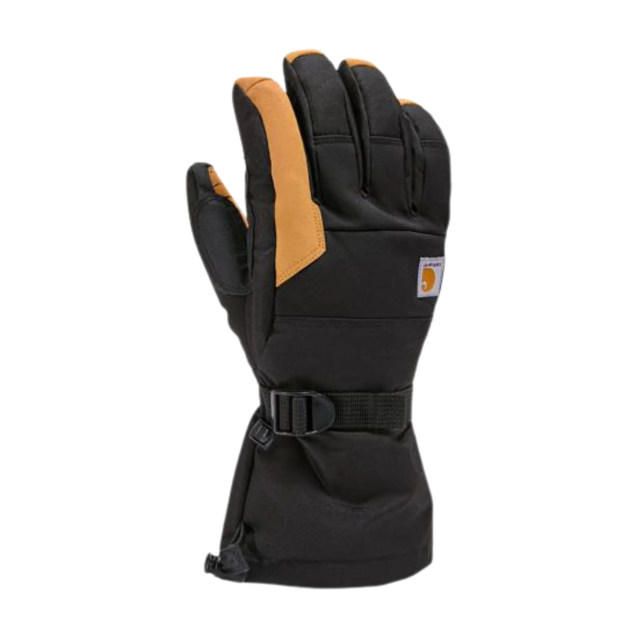 Carhartt Men's Storm Defender Insulated Gauntlet Gloves With Liner Combo - Black/Barley