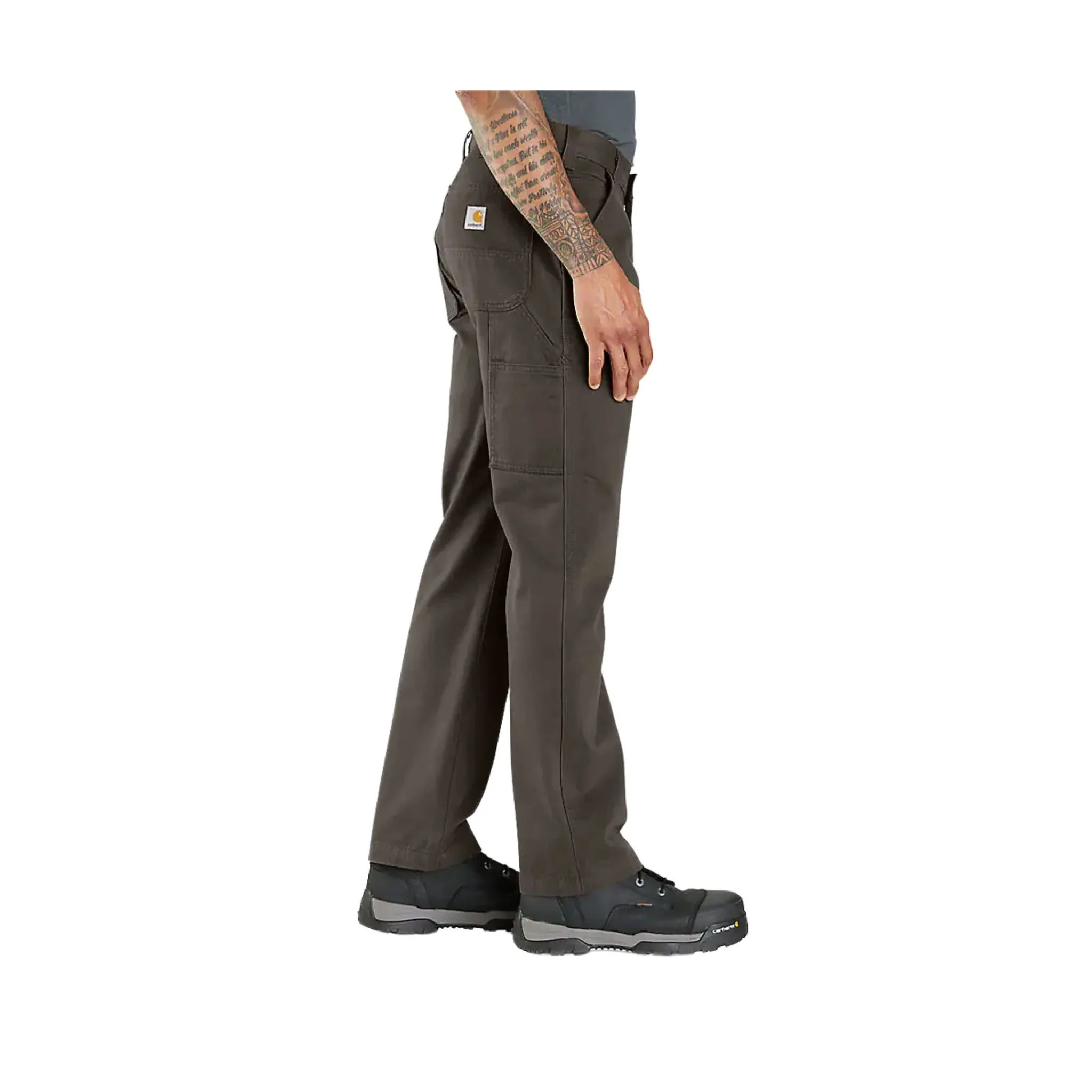 Carhartt Men's Utility Twill Relaxed Fit Work Pant - Dark Coffee - Image 3