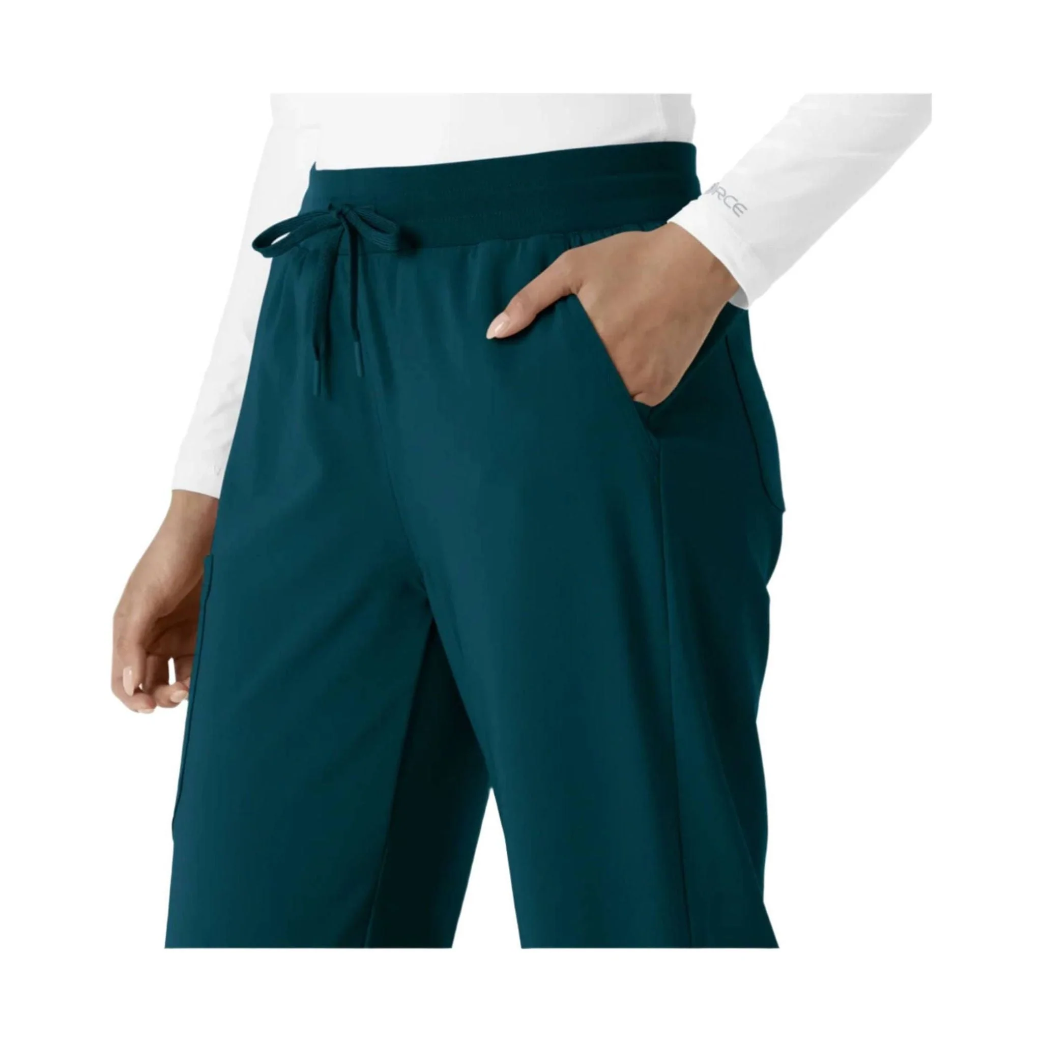 Carhartt Women's Force Cross Flex Boot Cut Scrub Pant - Caribbean - Image 3