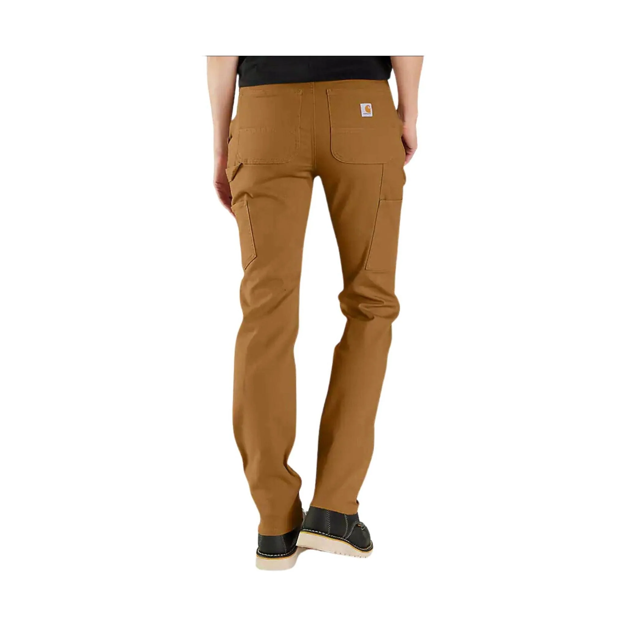 Carhartt Women's Rugged Relaxed Fit Canvas Work Pant - Carhartt Brown - Image 2
