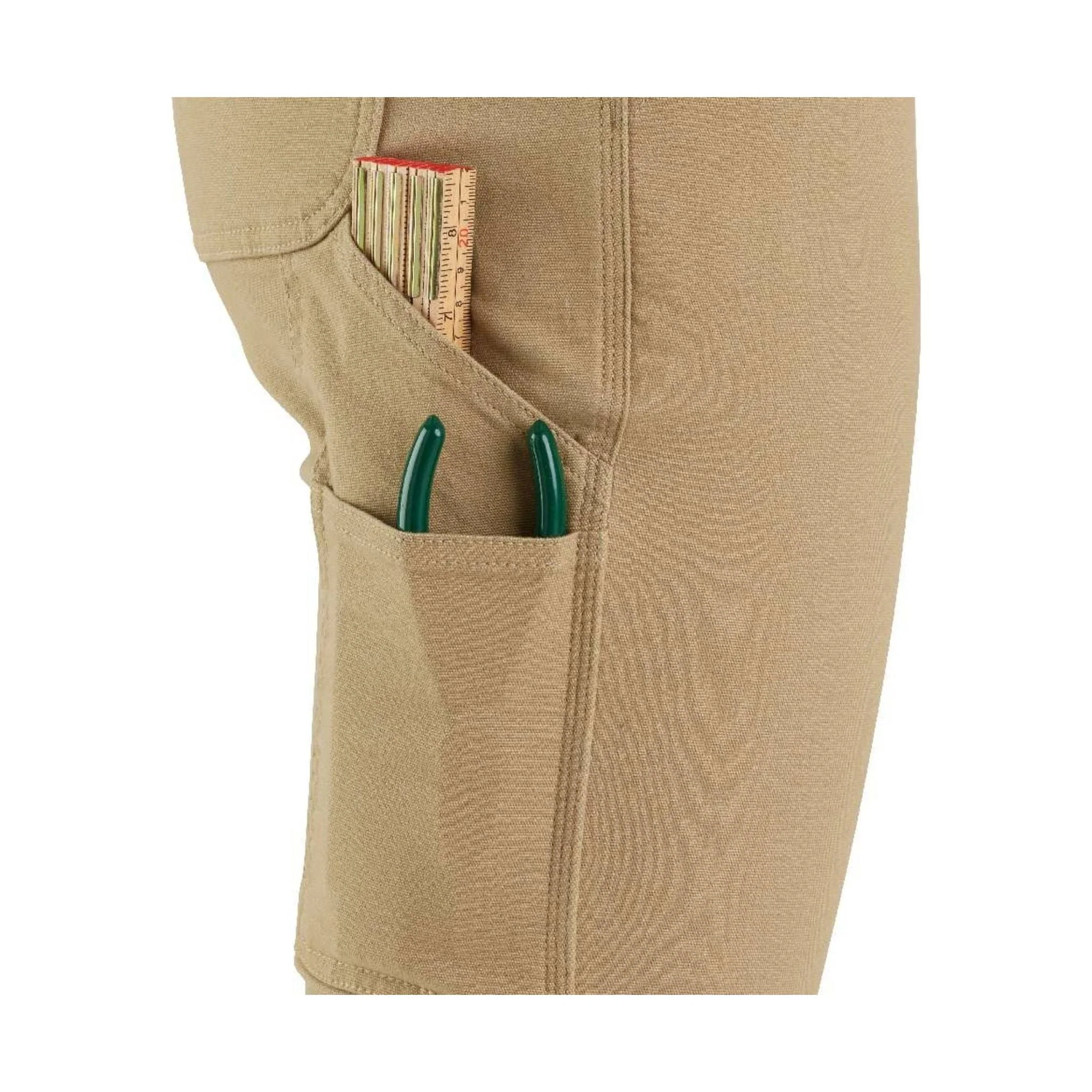 Carhartt Women's Rugged Relaxed Fit Canvas Work Pant - Carhartt Brown - Image 3