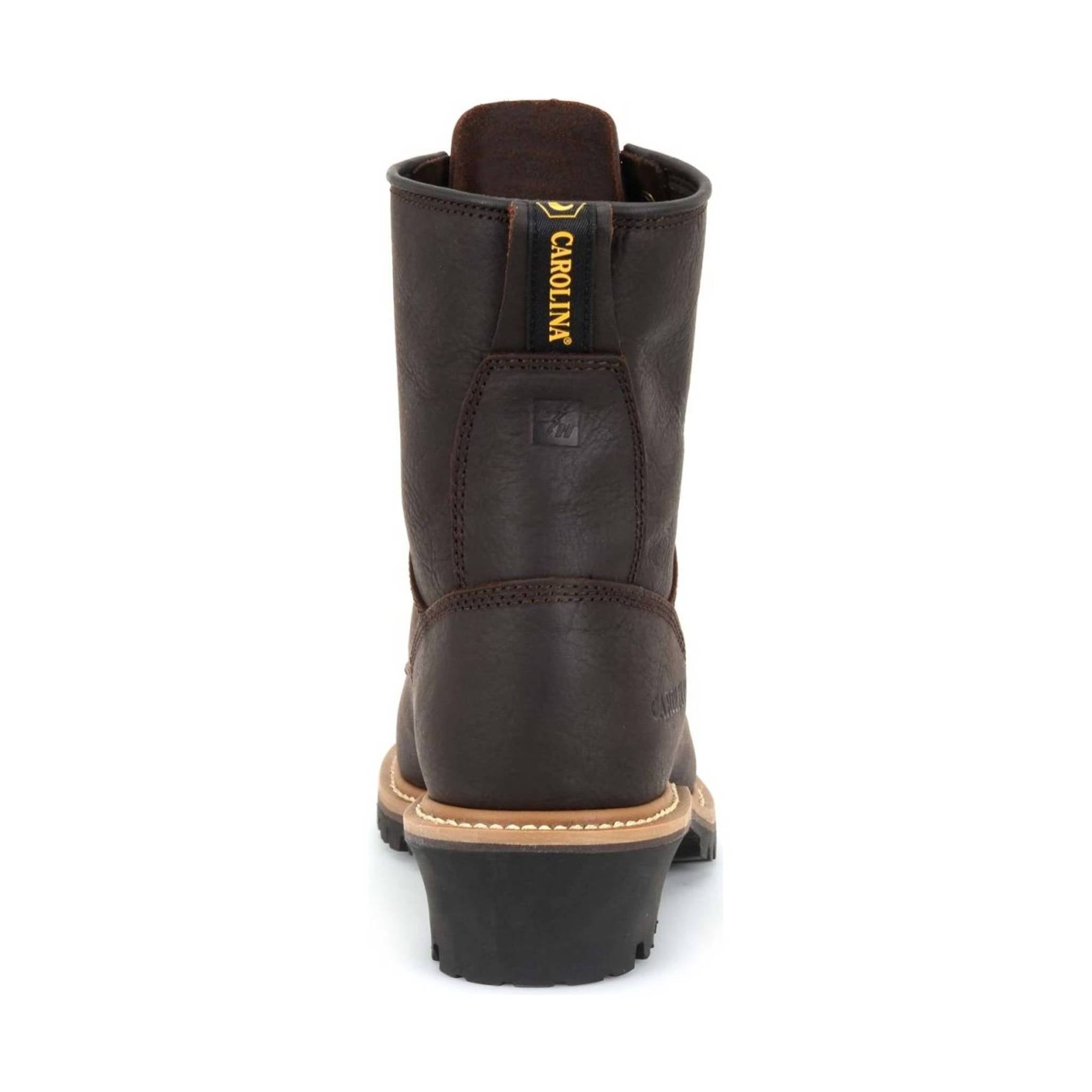 Carolina Men's Elm 8 Inch Soft Toe Logger Work Boot - Briar Pitsop - Image 3