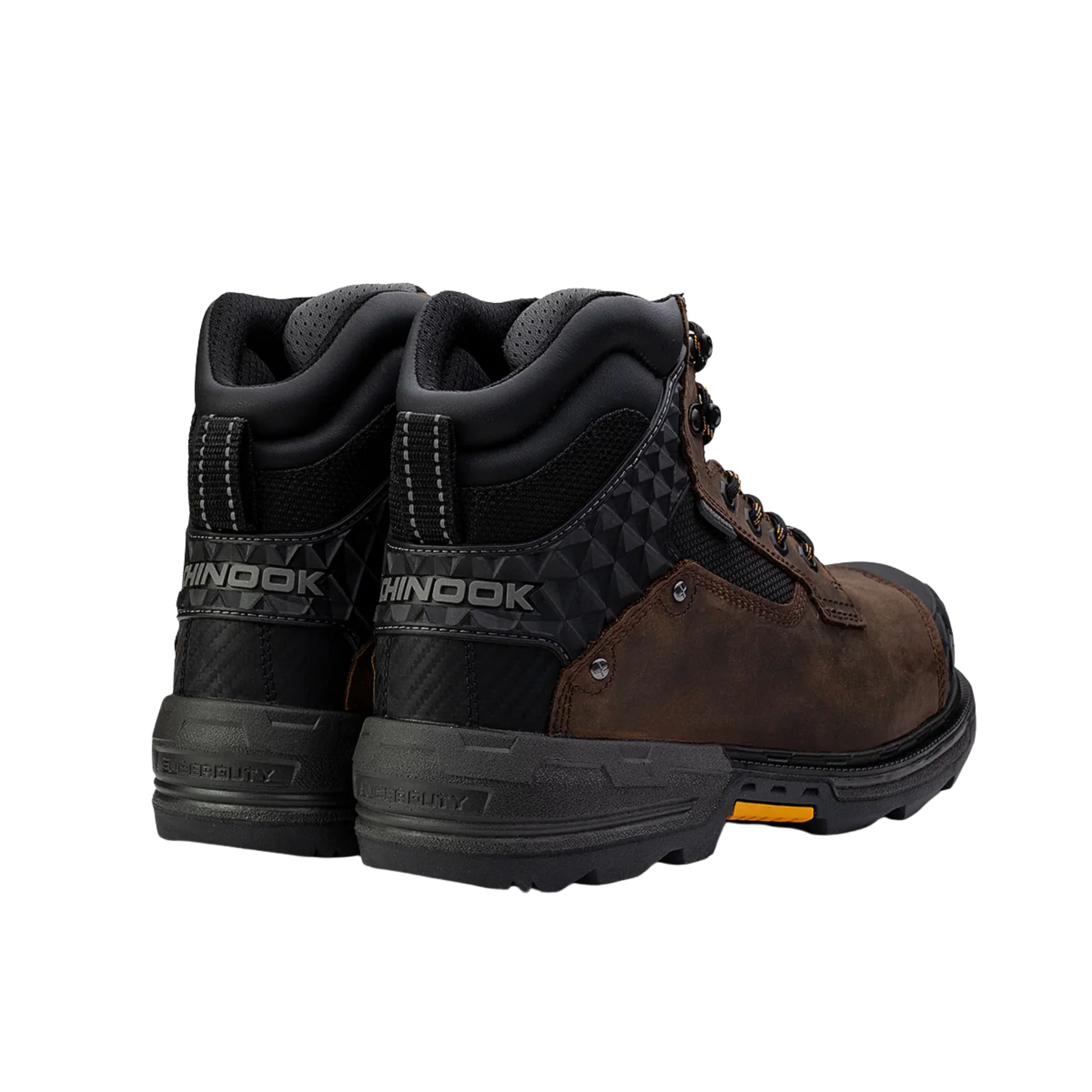 Chinook Men's Pallet Jack 6 Inch Waterproof Composite Toe Work Boots - Brown - Image 4