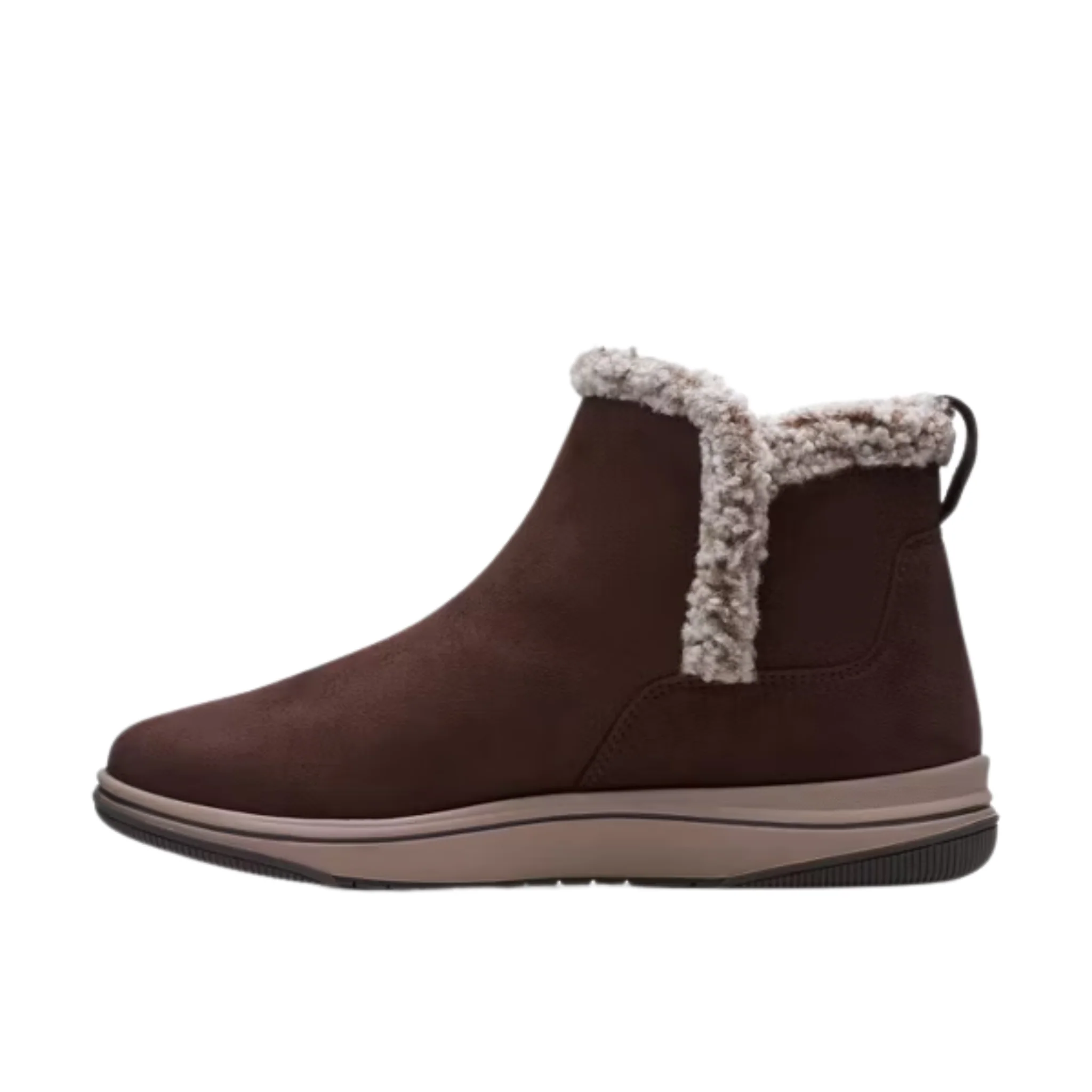 Clarks Women's Breeze Fur Boots - Dark Brown - Image 2