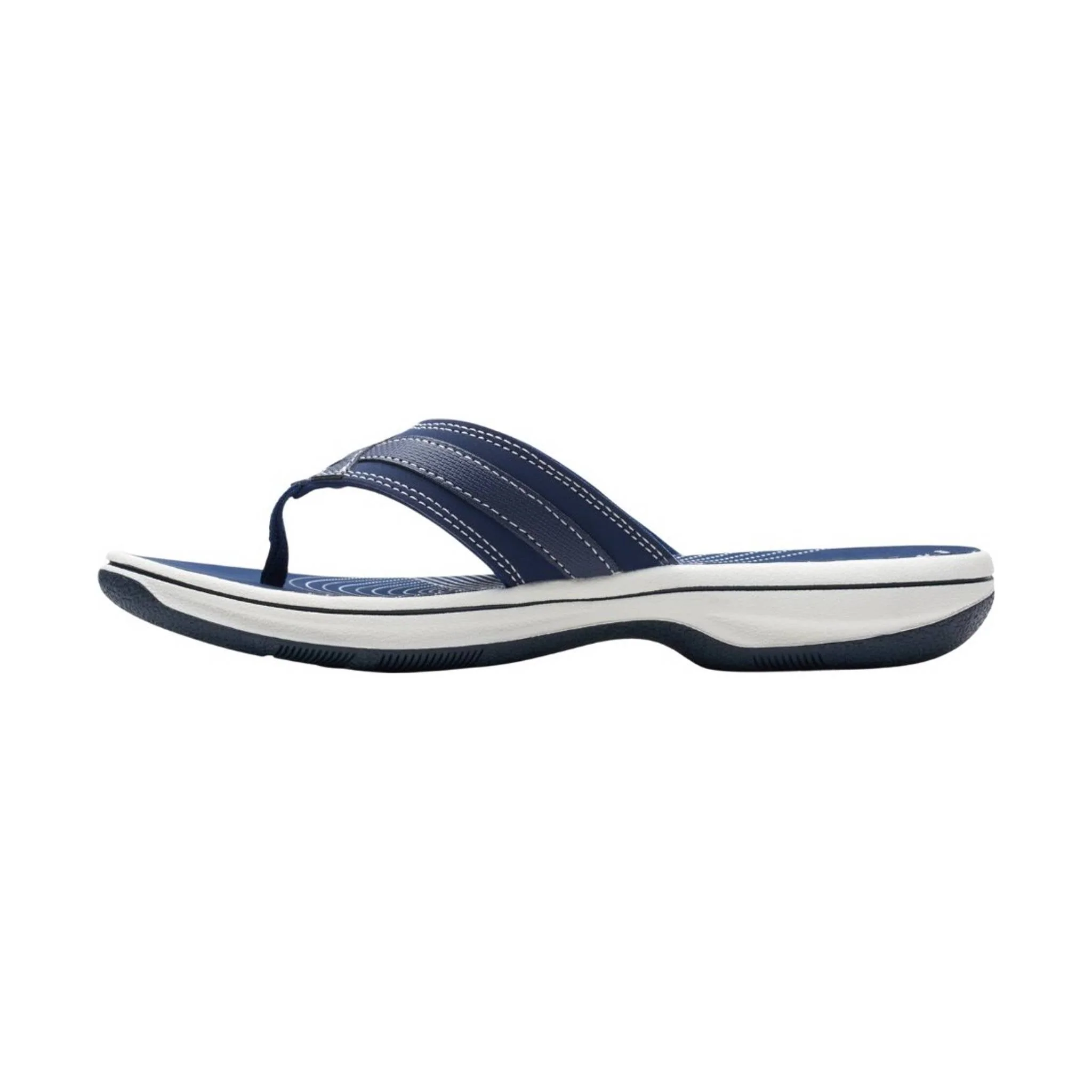 Clarks Women's Breeze Sea - Navy Synthetic - Image 2