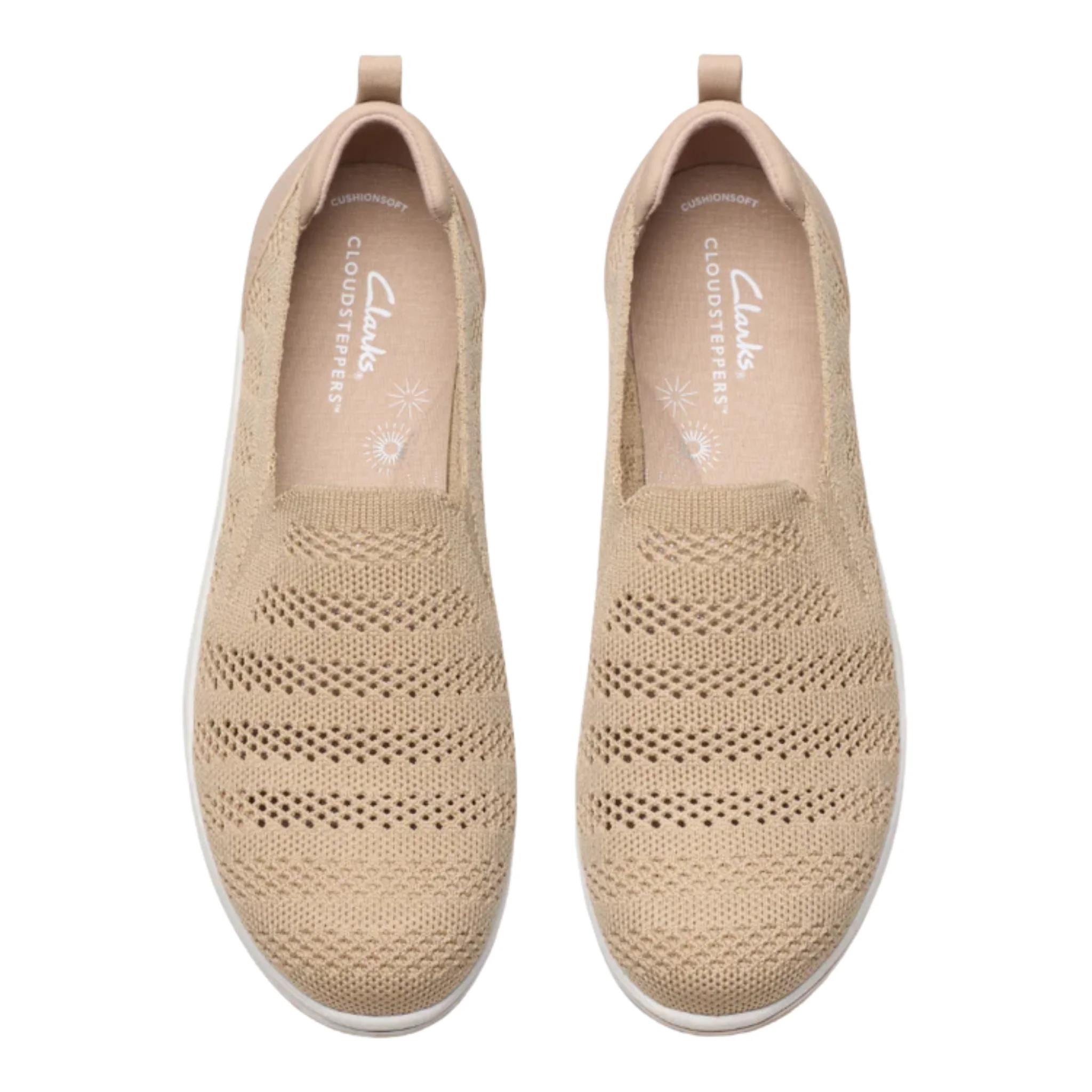 Clarks Women's Breezey Izzy Shoes - Sand - Image 3