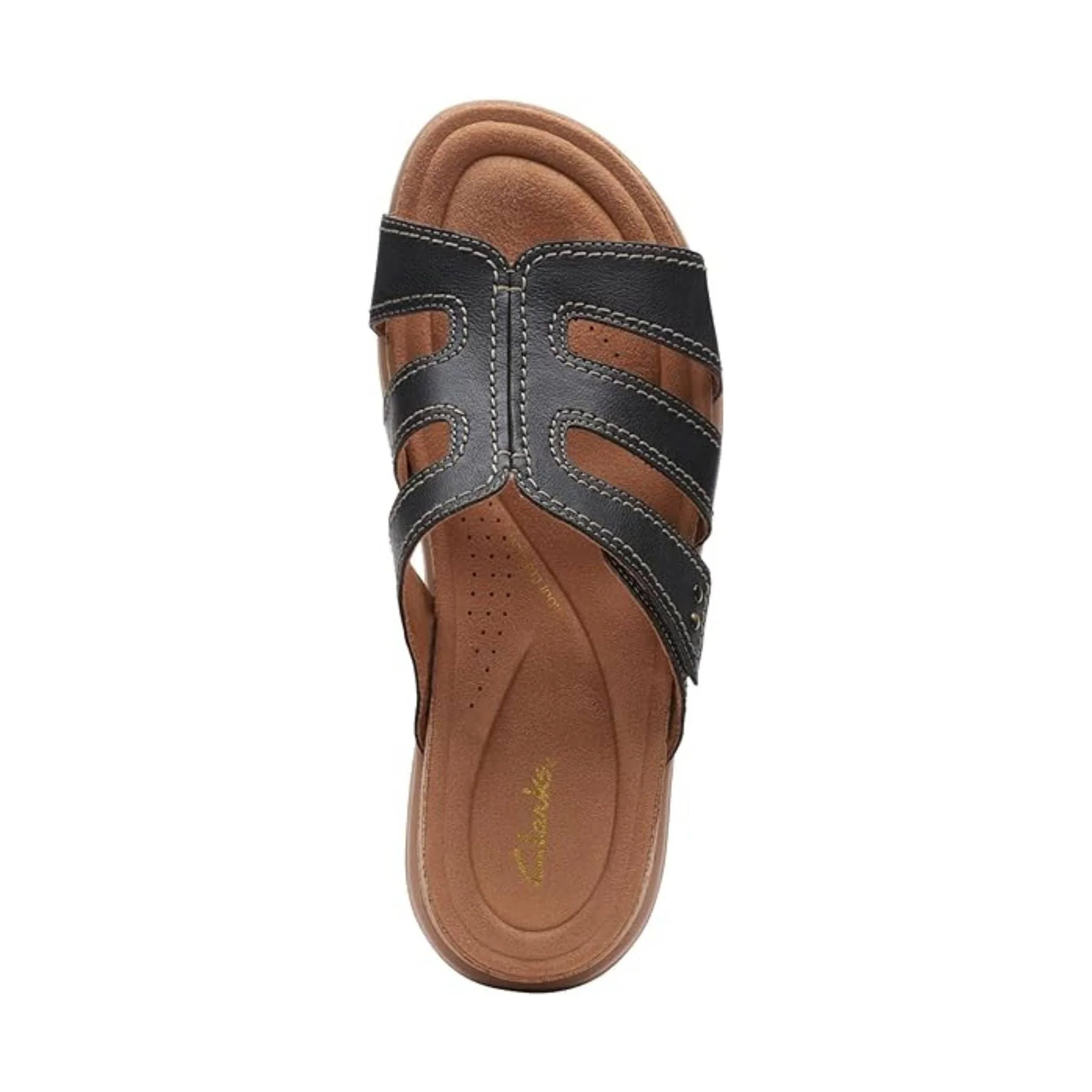 Clarks Women's Yacht Coral Sandal - Black - Image 4
