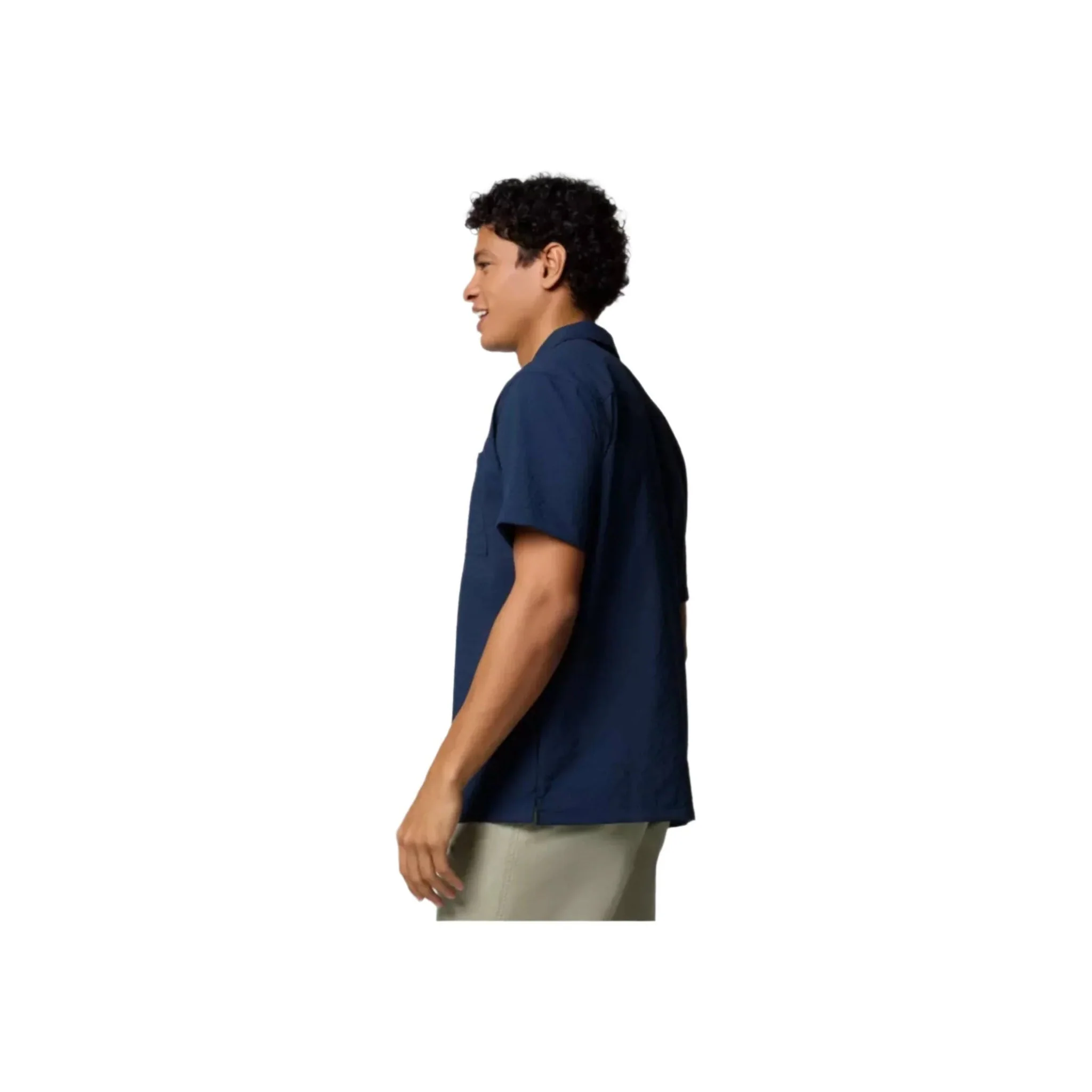 Columbia Men's Utilizer Short Sleeve Camp Shirt - Collegiate Navy - Image 2