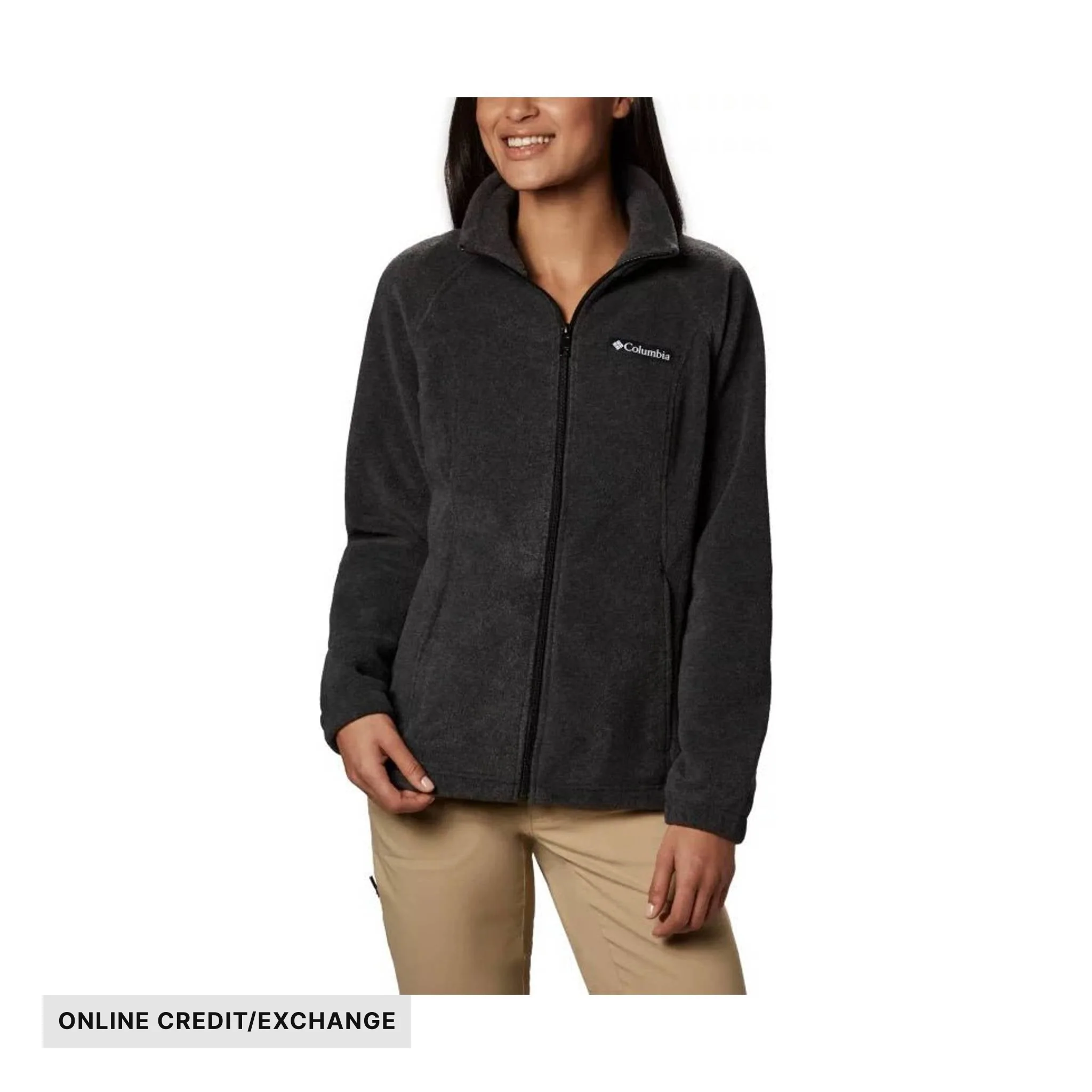 Columbia Women's Benton Springs Full Zip - Charcoal Heather